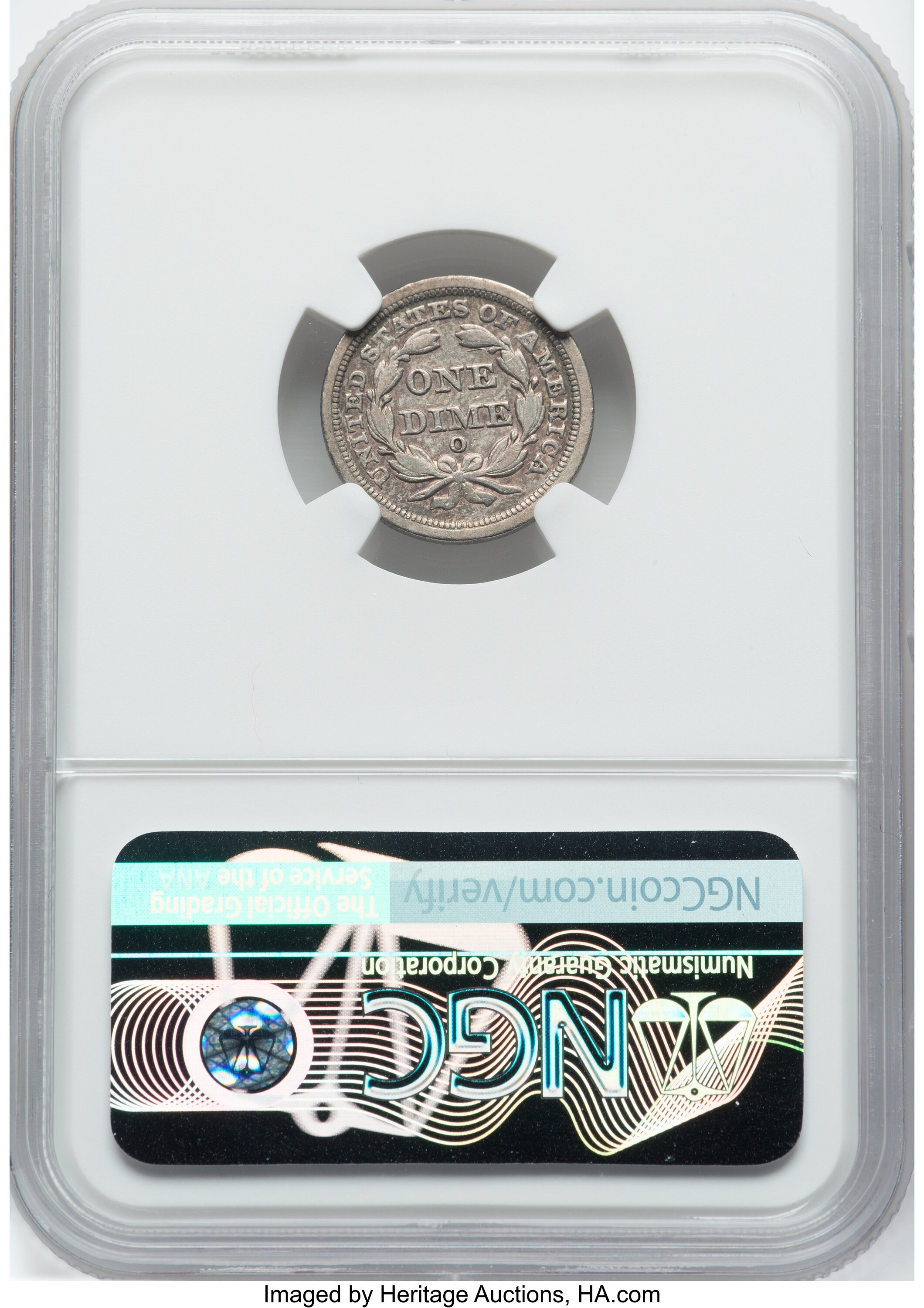 1850-O 10c XF45 thumbnail 2