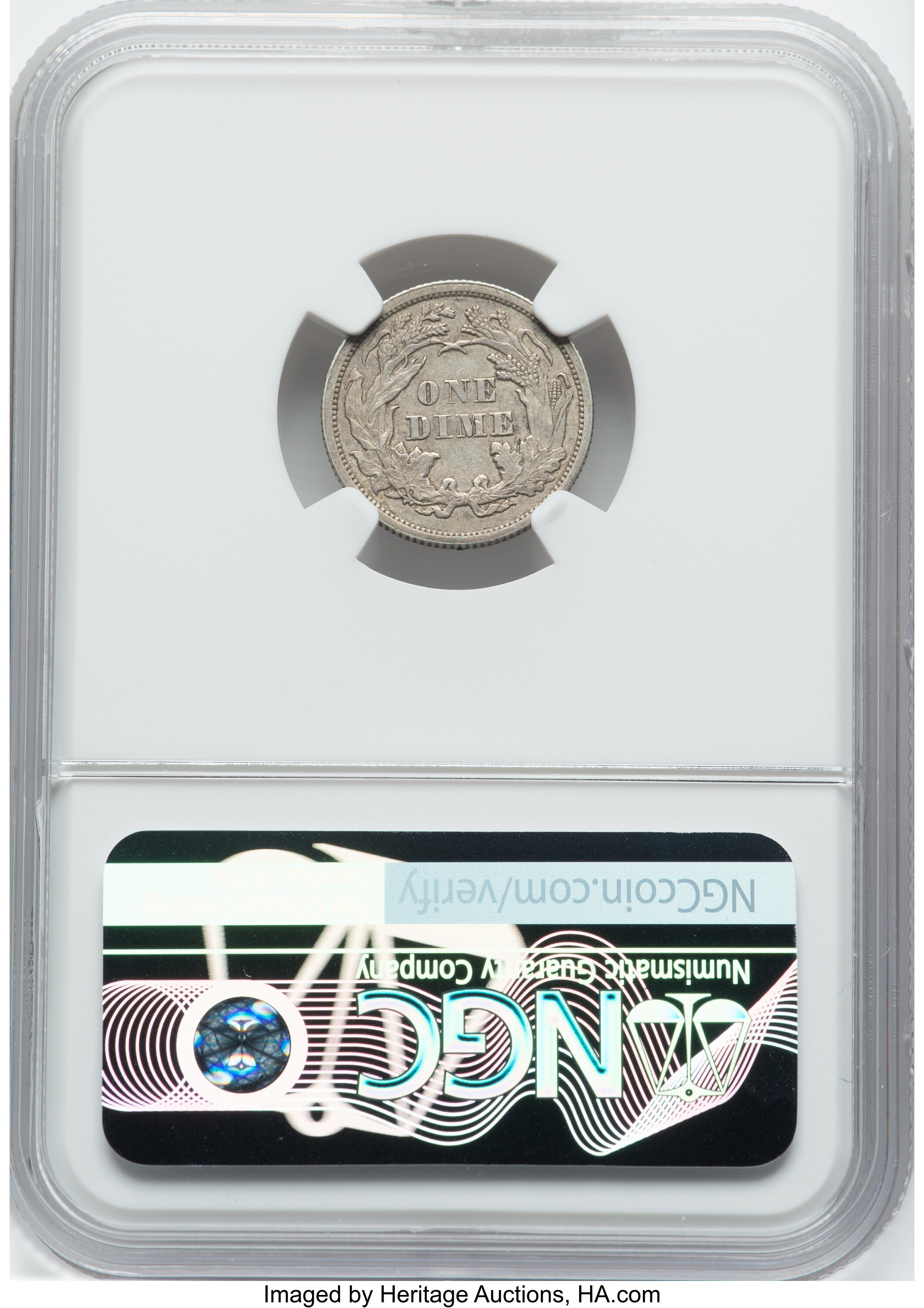 1870 10c VF35 thumbnail 4
