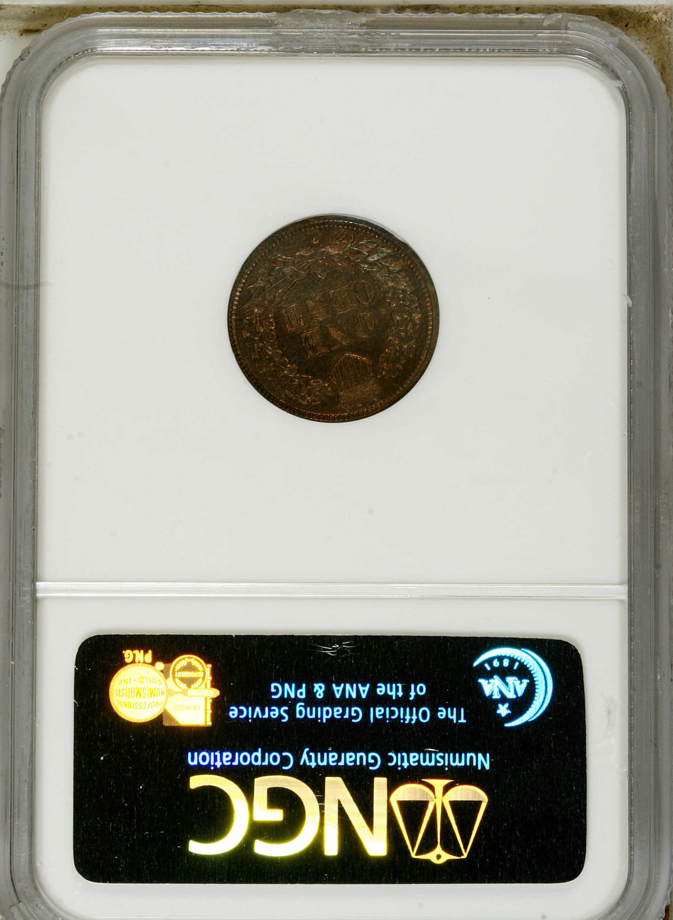 1868 1c PR RB PR61 RB CAC thumbnail 10