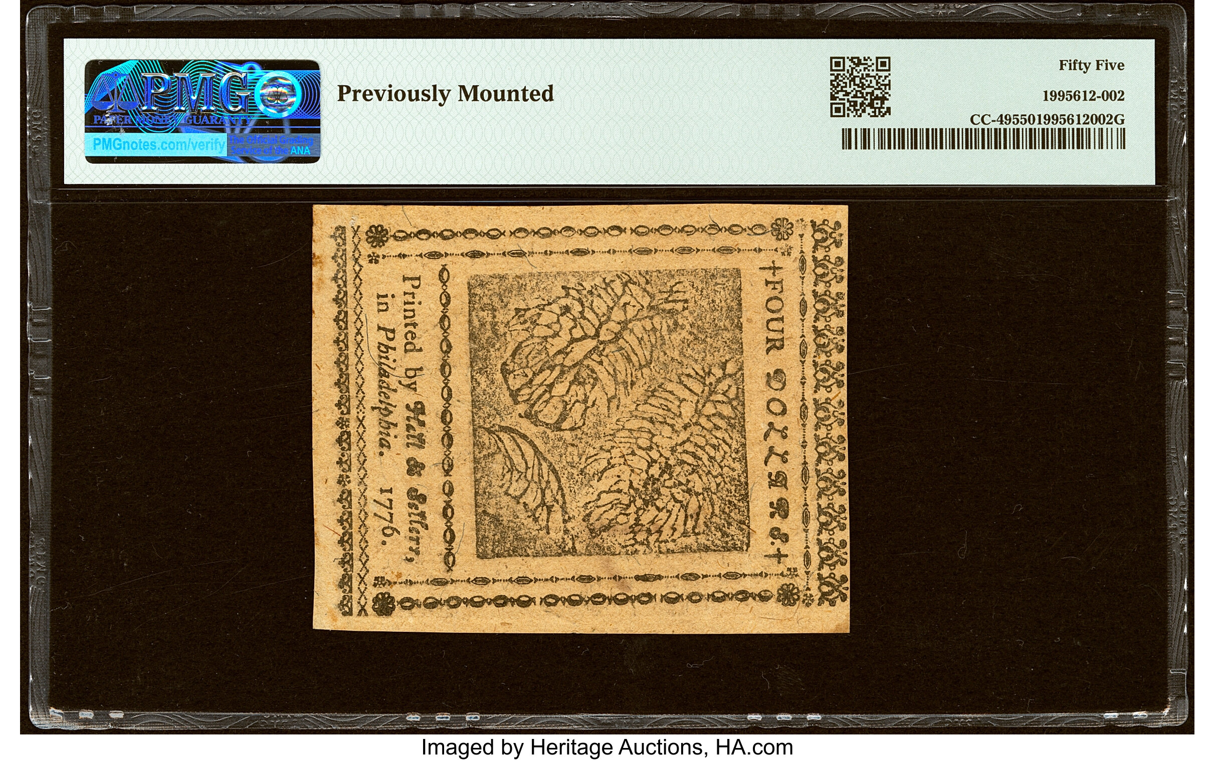 Nov 2, 1776 $4  Continental Congress (Fr. CC49) VF35 thumbnail 19