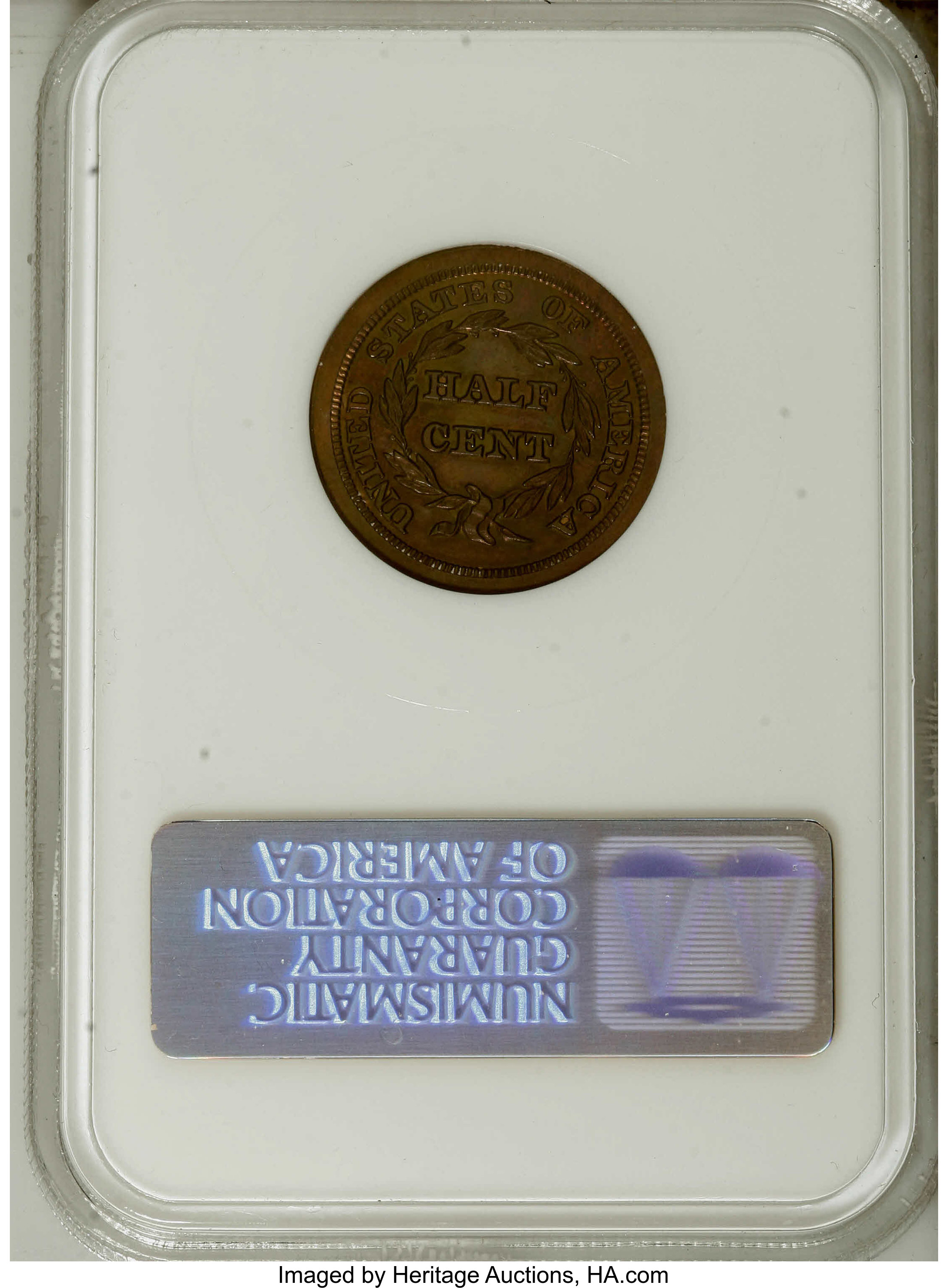 1846 1/2c Restrike PR BN AU58 BN thumbnail 6
