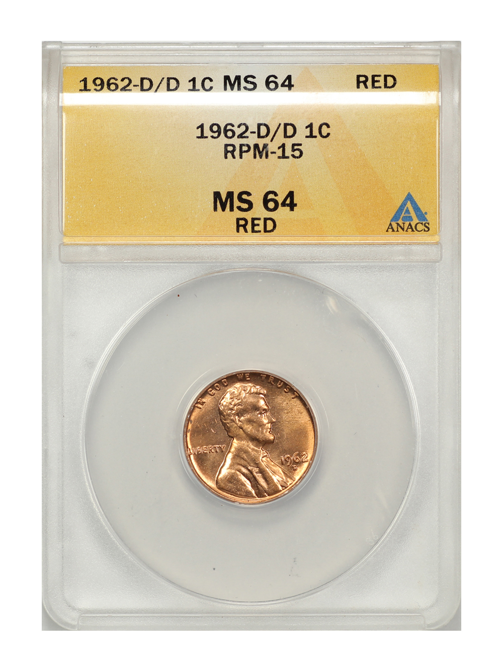 1962-D 1c MS RD MS60 RD thumbnail 11