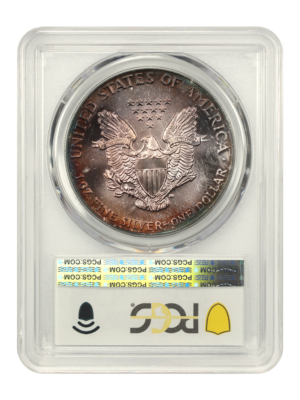 1989 $1  Silver Eagle MS67 CAC thumbnail 5