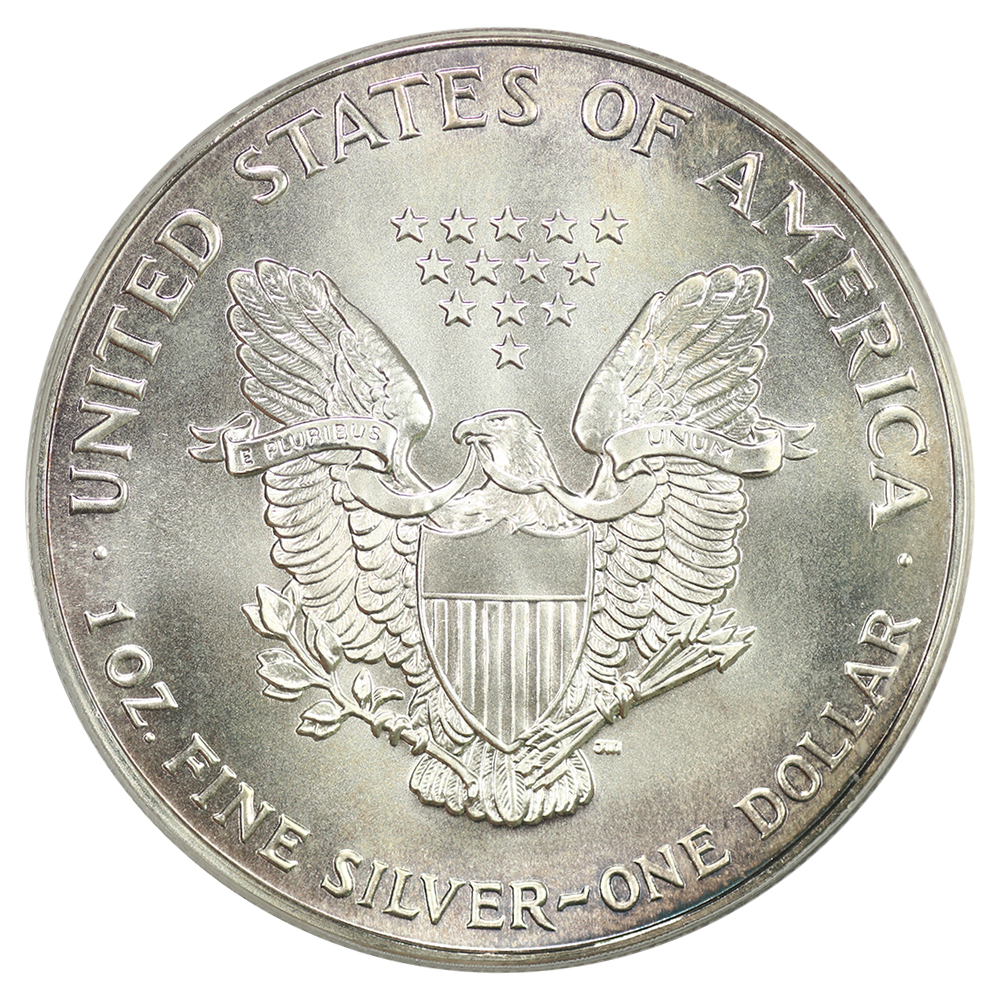 1993 $1  Silver Eagle MS63 CAC thumbnail 10