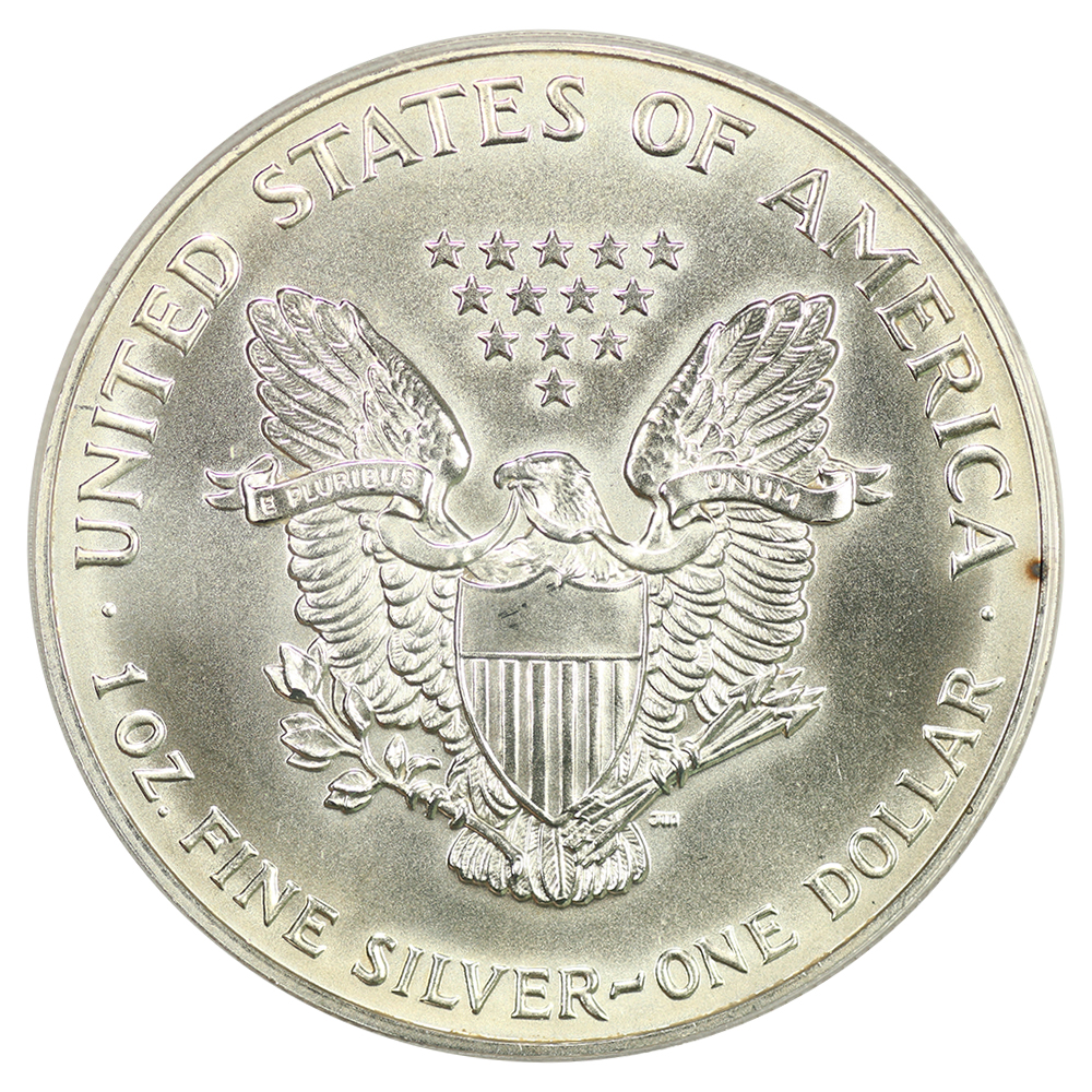 1993 $1  Silver Eagle MS63 CAC thumbnail 17