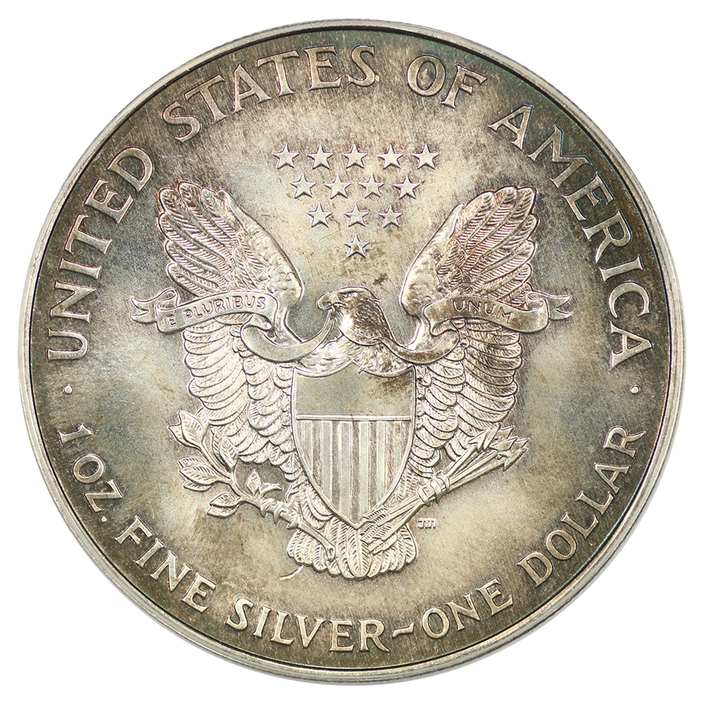 1994 $1  Silver Eagle MS63 CAC thumbnail 12