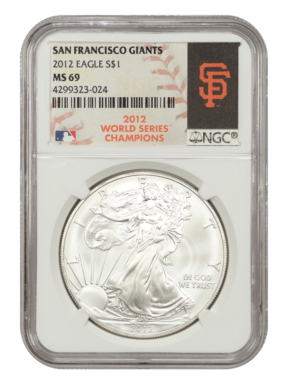2012 $1  Silver Eagle MS64 thumbnail 7