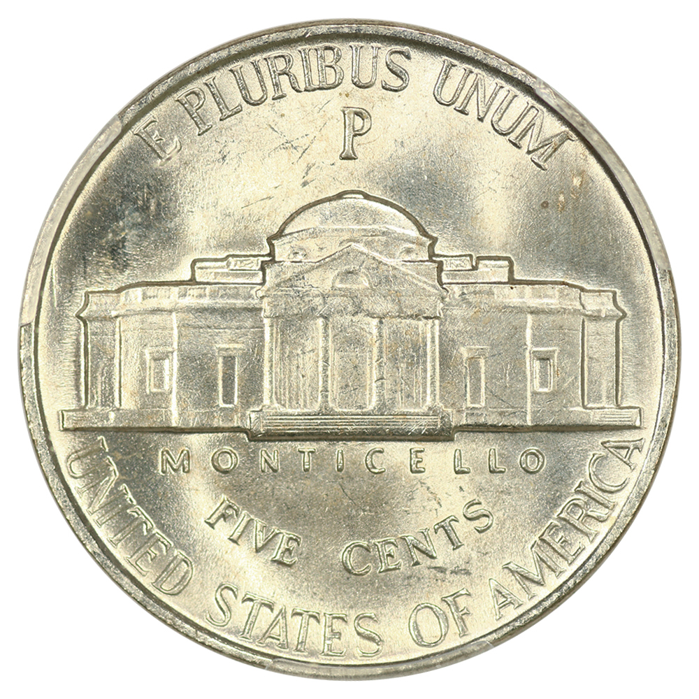 1943-P 5c Silver MS FS MS65 FS thumbnail 2
