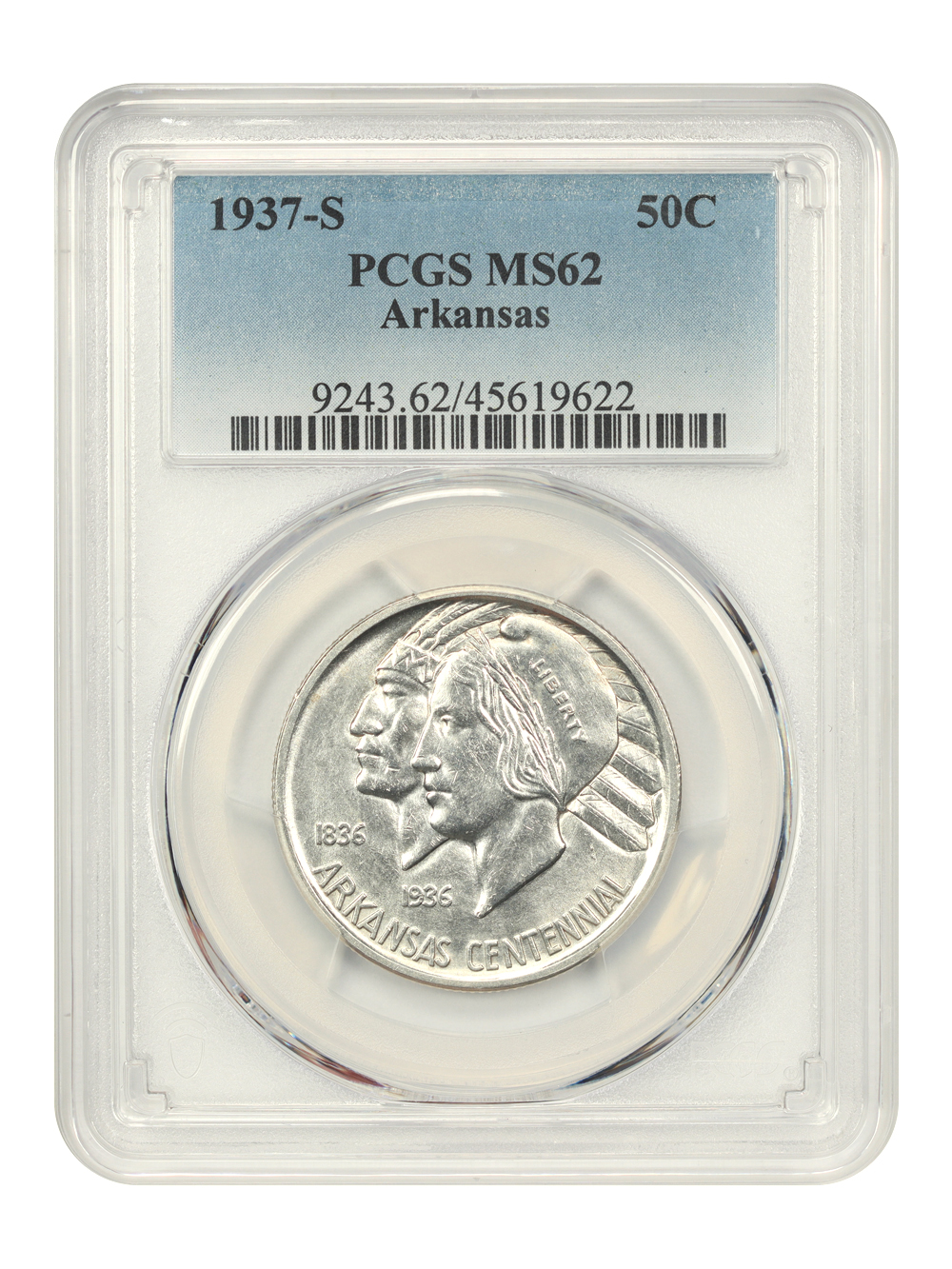 1937-S 50c Arkansas XF40 thumbnail 12