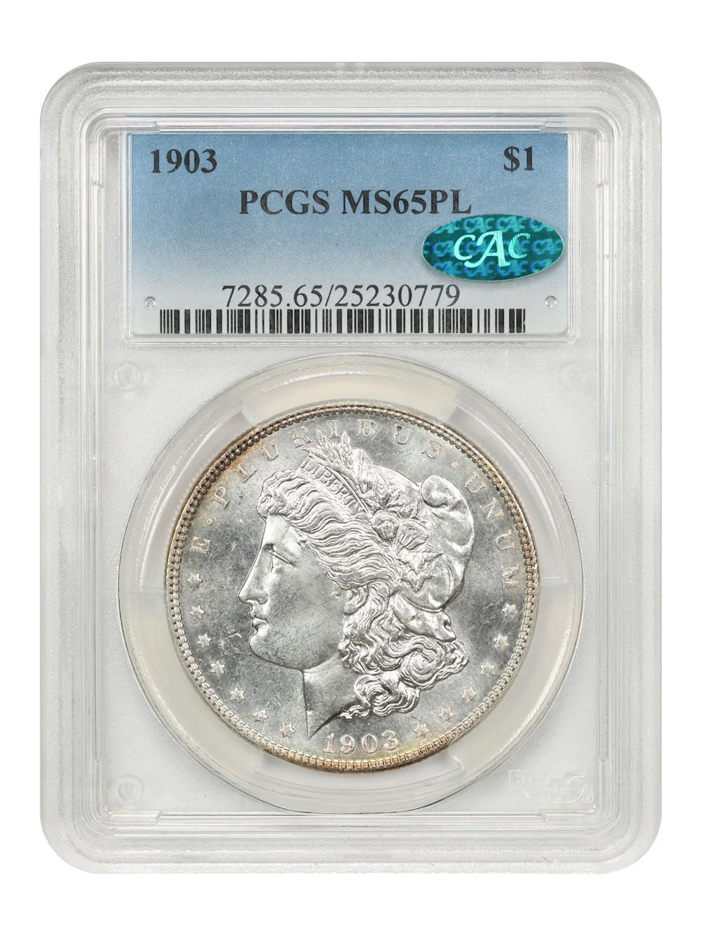 1903 $1  MS PL MS65 PL CAC thumbnail 3