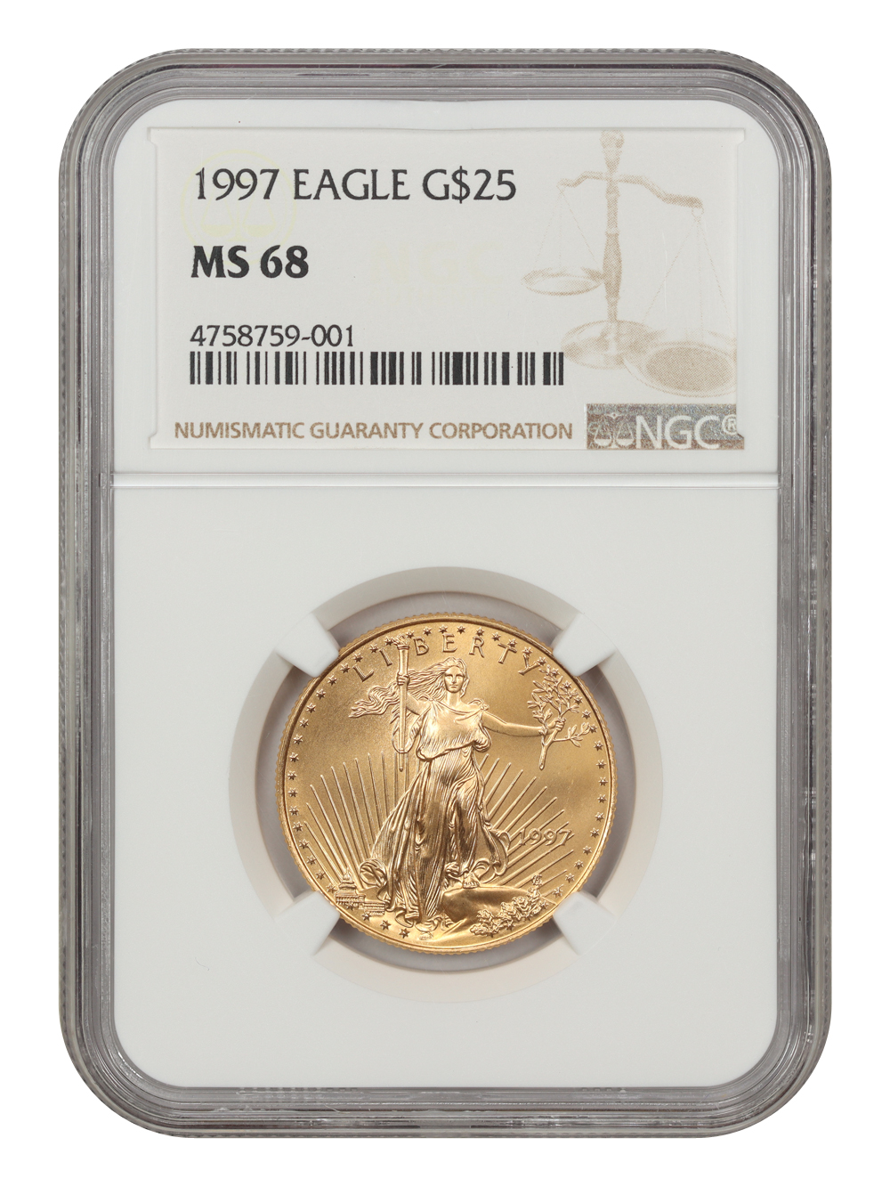 1997 $25  Gold Eagle MS64 thumbnail 13