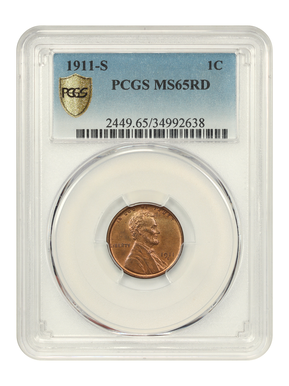 1911-S 1c MS RD MS65 RD thumbnail 10