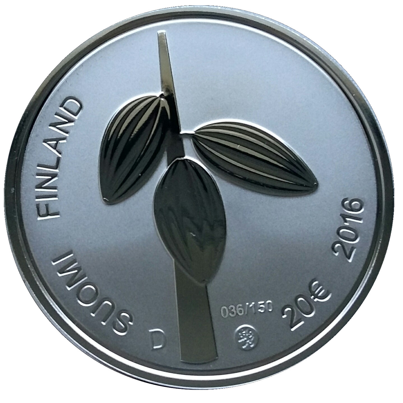 2016 20 Eu Proof (150 numbered) PR