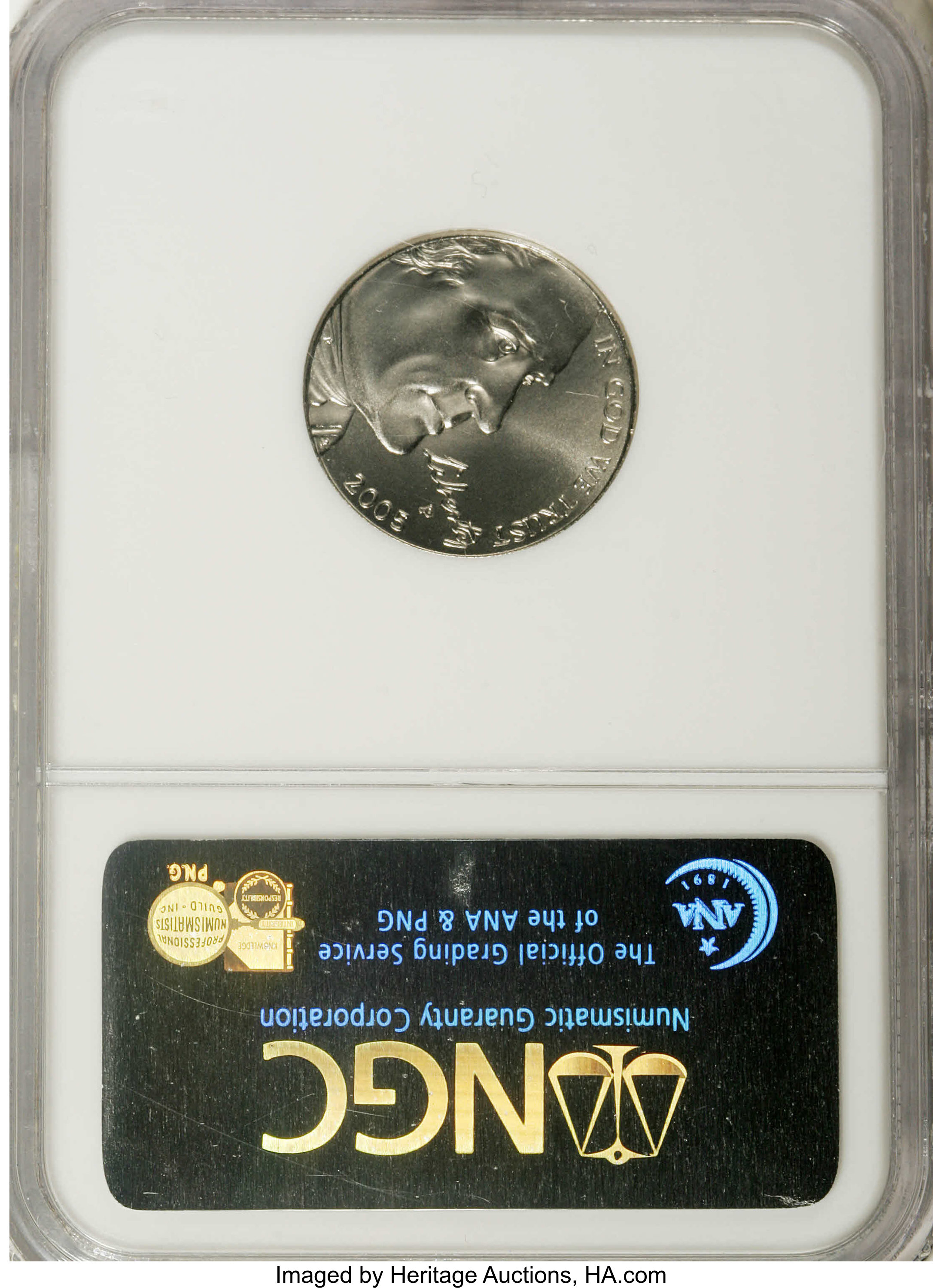 2005-P 5c American Bison, Satin Finish MS68 thumbnail 12