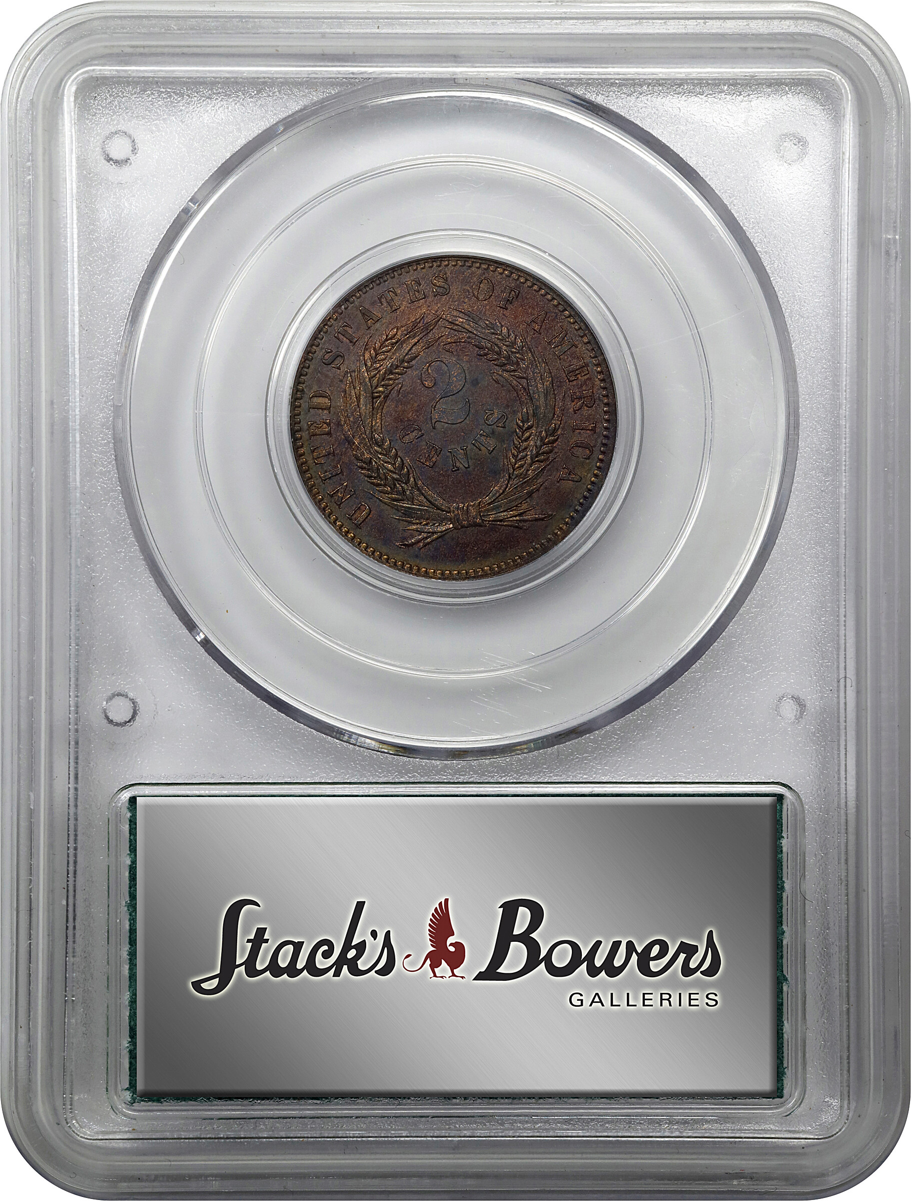 1863 P2c Copper, J-312 PR RB PR61 RB thumbnail 11