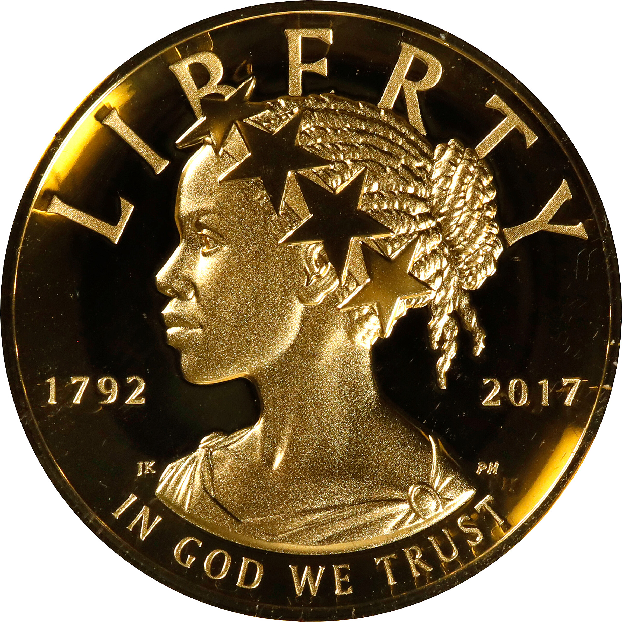 2017-W American Liberty High Relief $100 Gold Coin. Deep Cameo Proof (Uncertified).