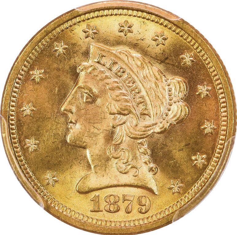 $2.50 1879 PCGS MS64