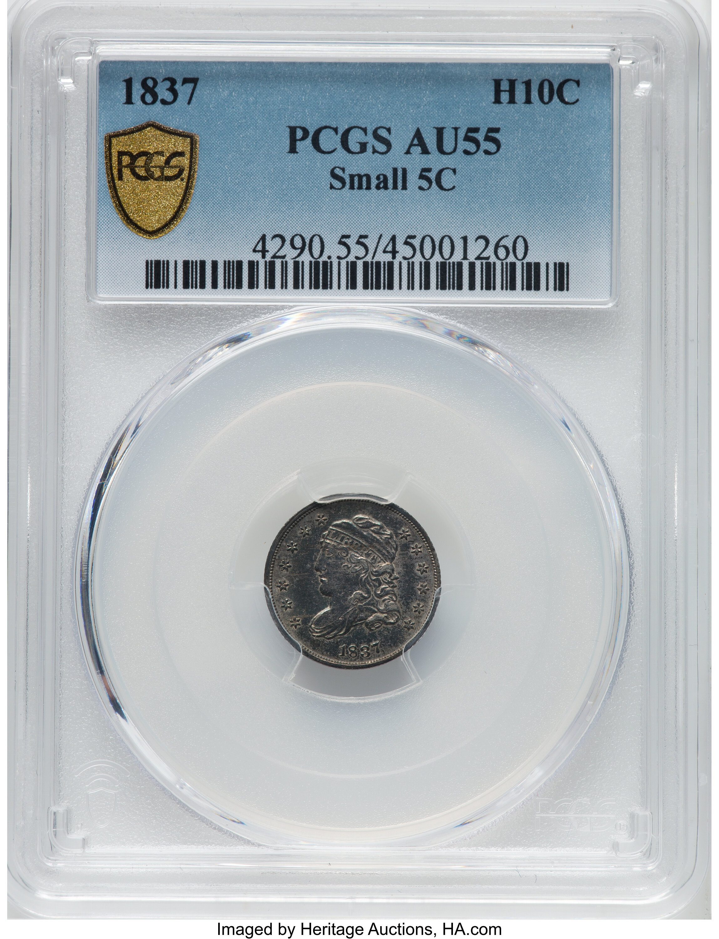 1837 H10c Small 5c MS thumbnail 20