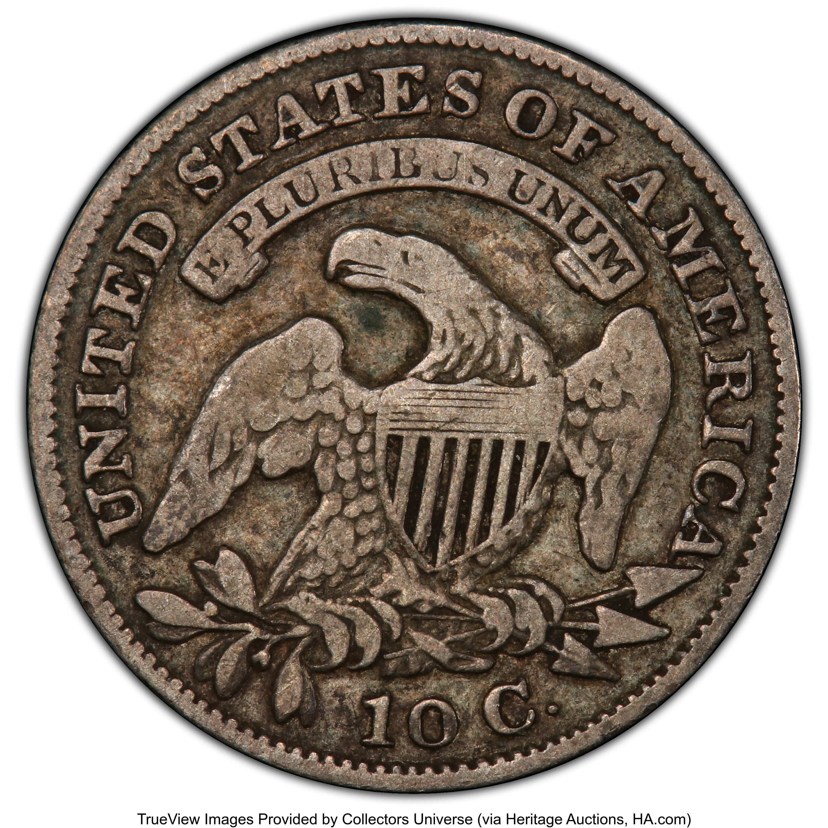 1830 10c Small 10C AG3 CAC thumbnail 17