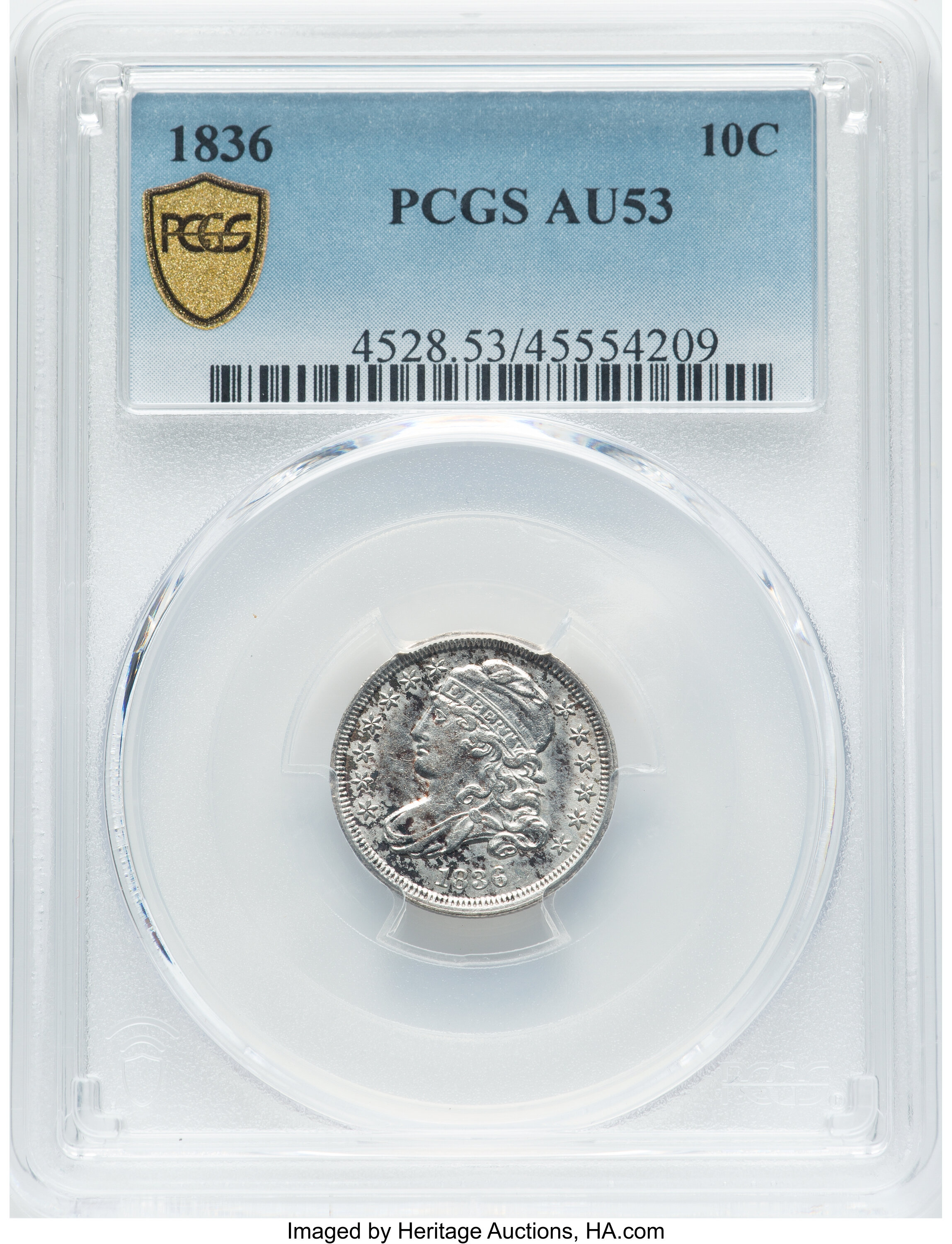1836 10c MS60 CAC thumbnail 26