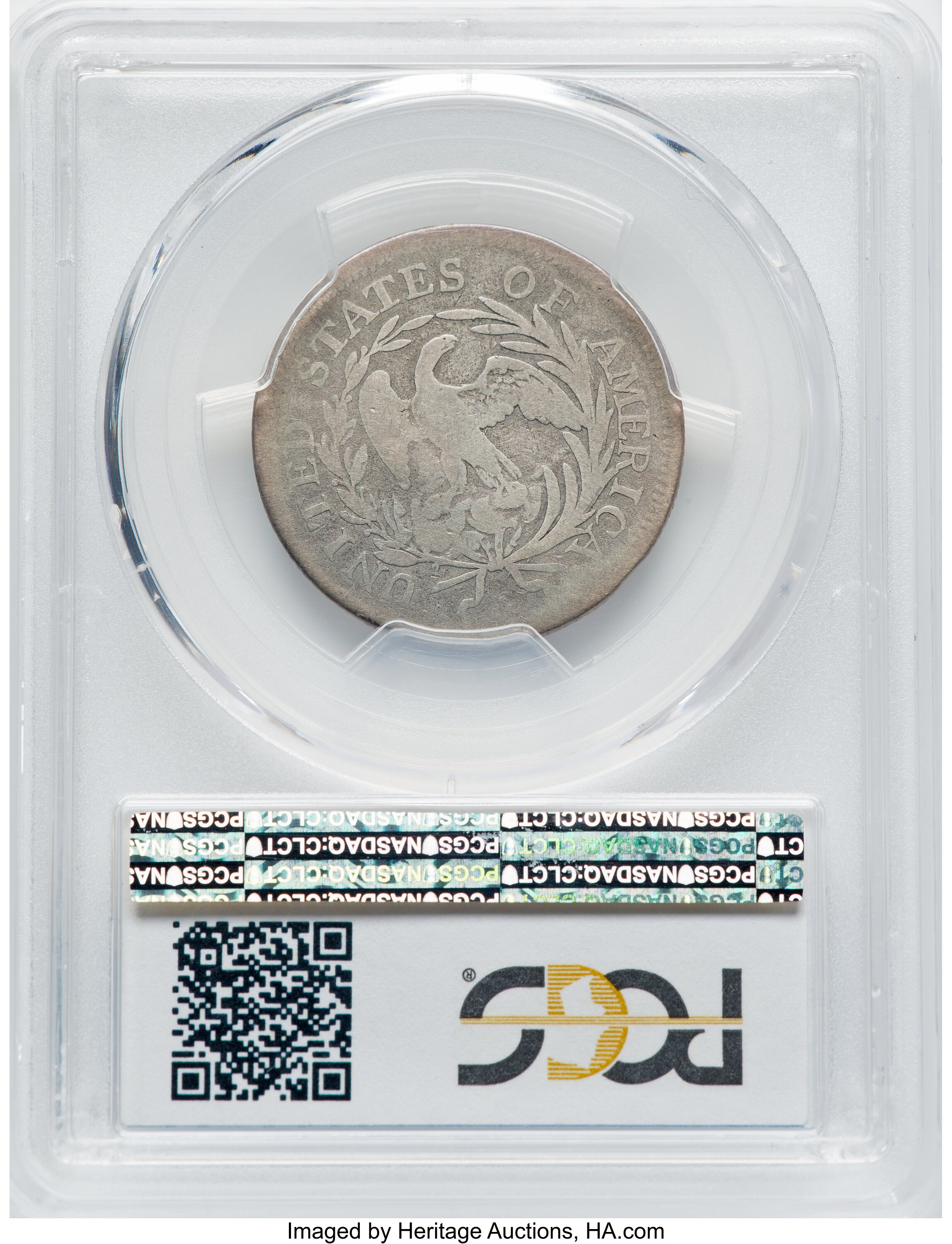 Draped Bust Quarter 25c Small Eagle, 1796 [Type] G6 thumbnail 2