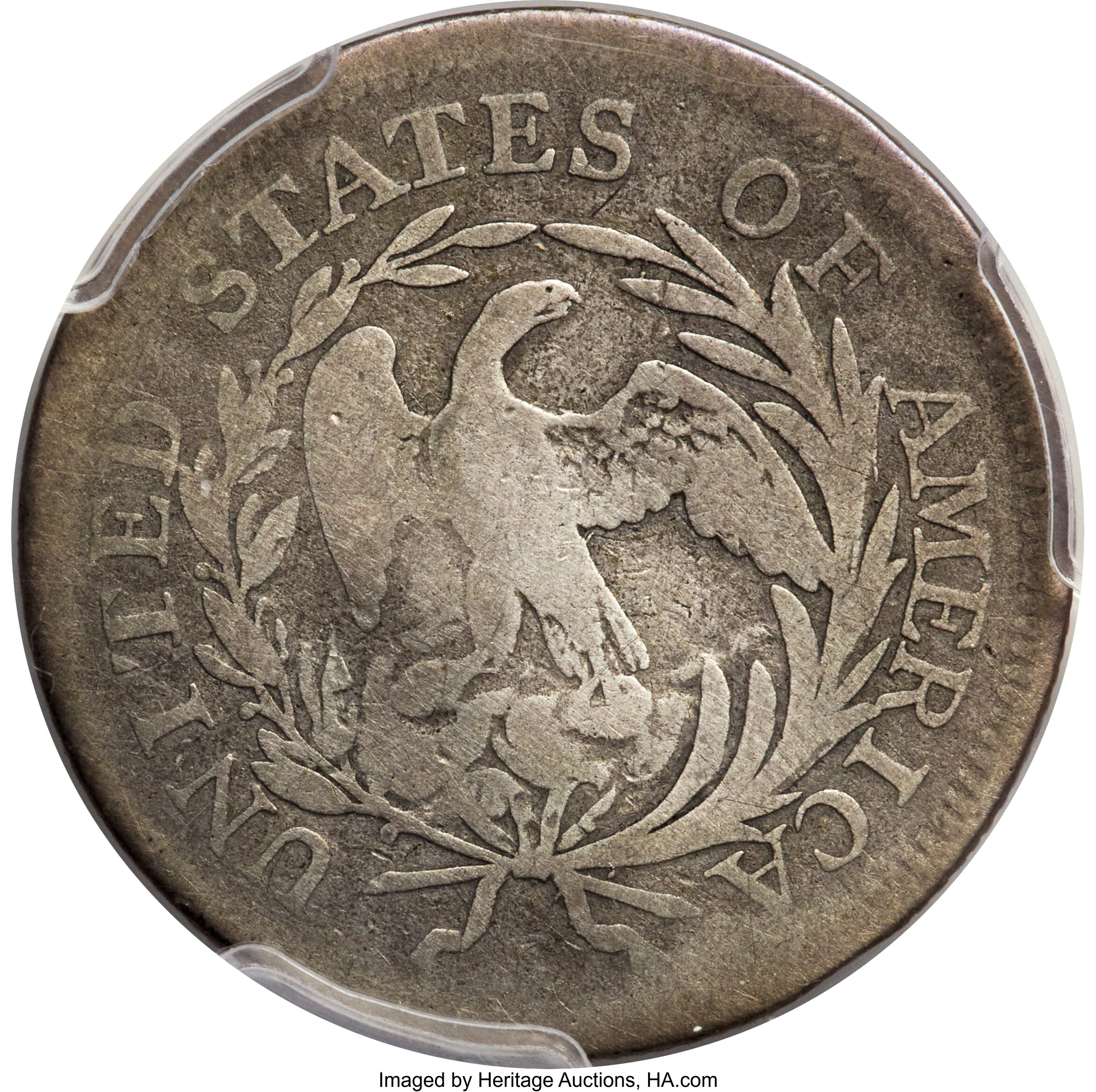 Draped Bust Quarter 25c Small Eagle, 1796 [Type] G6 thumbnail 3