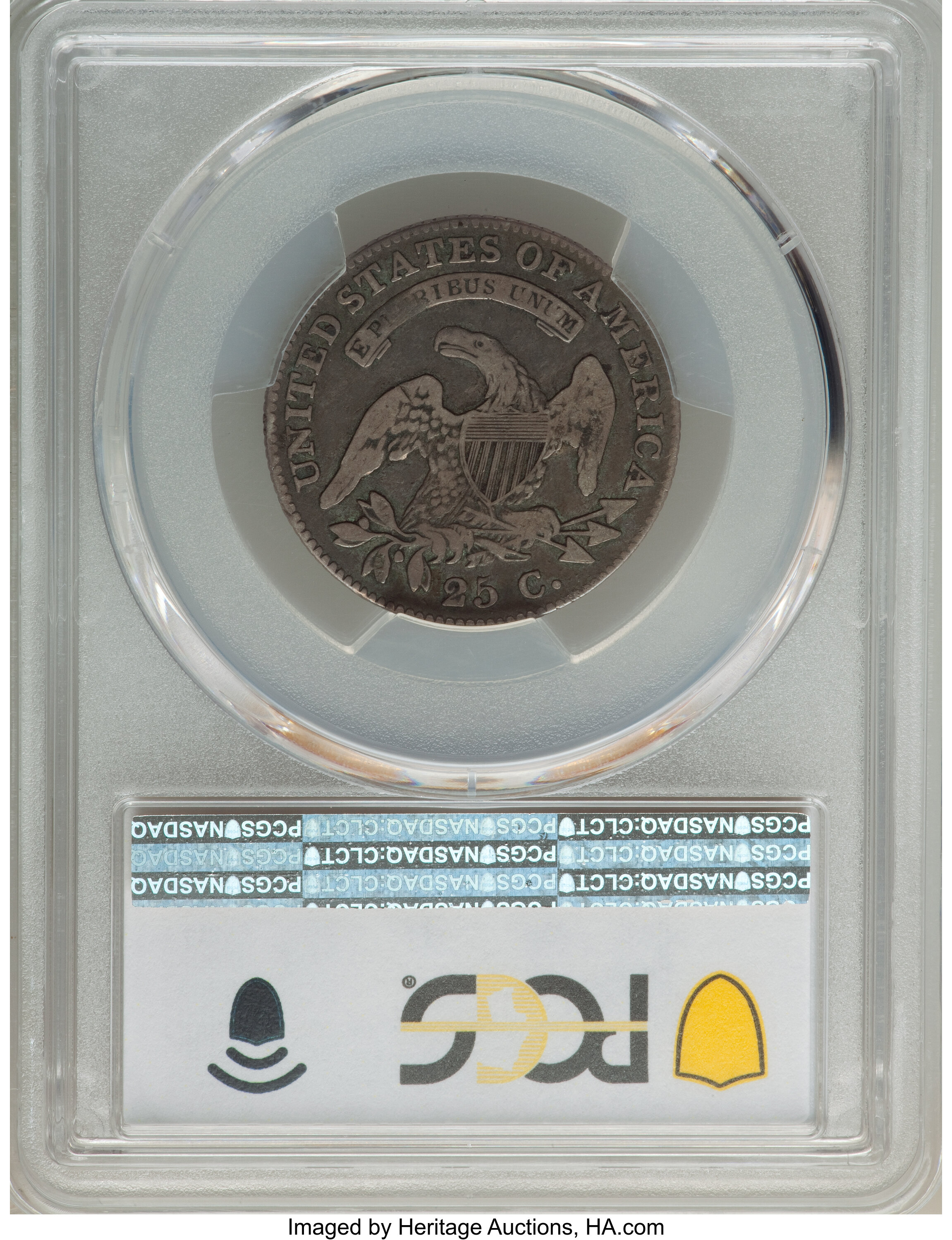 1820 25c Small 0 G6 CAC thumbnail 8