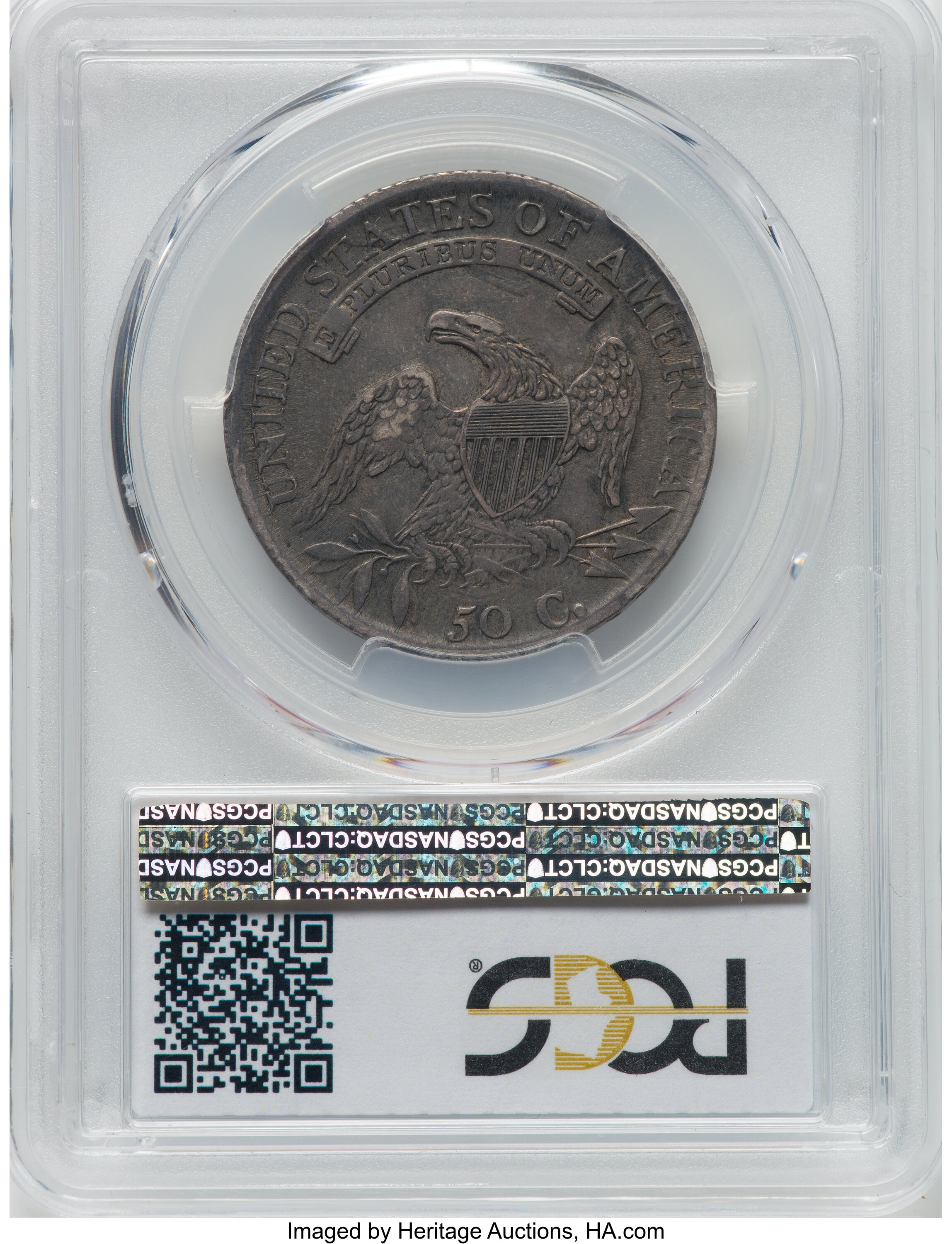 1814 50c O-107 AU55 thumbnail 2