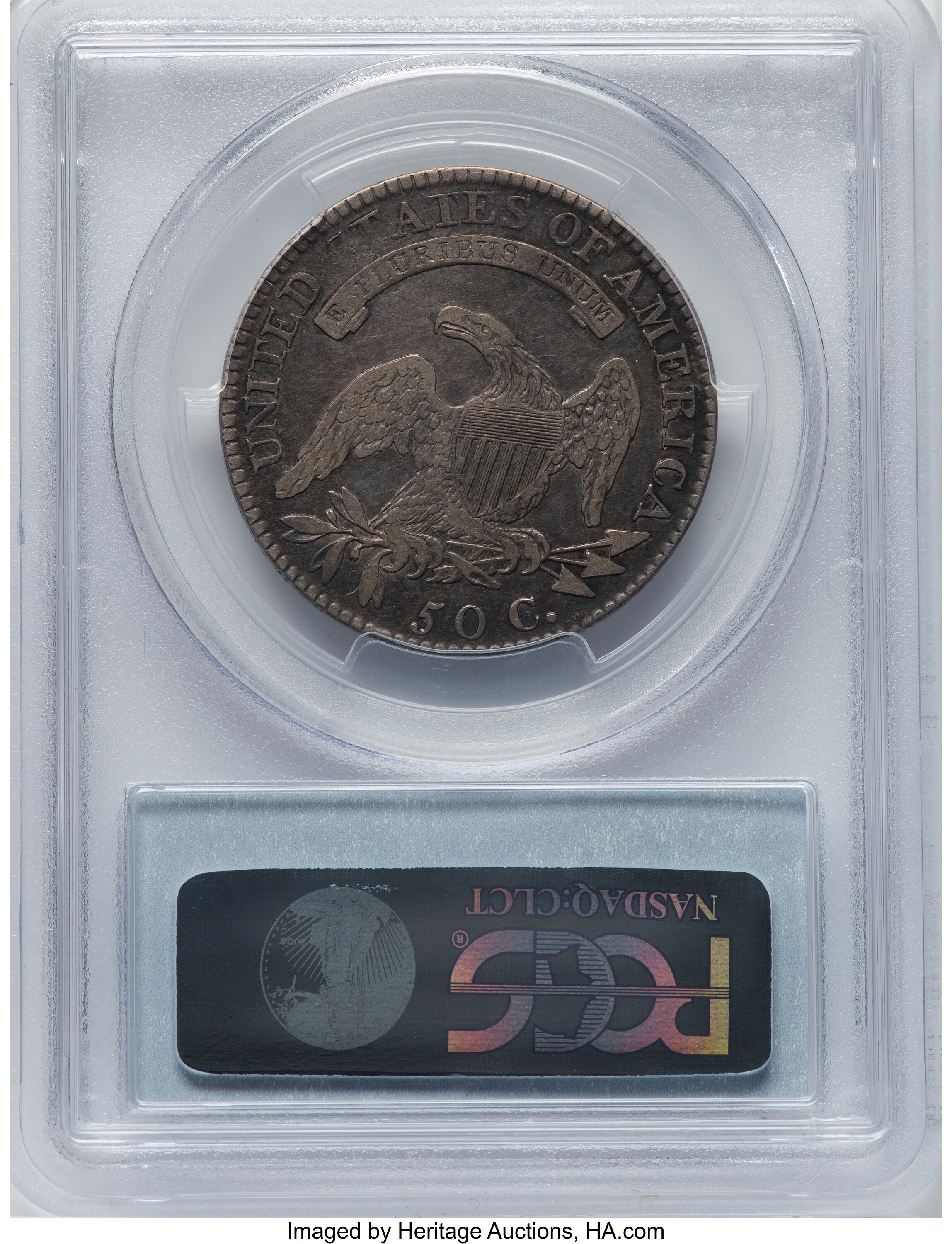 1818 50c O-104a AG3 CAC thumbnail 6