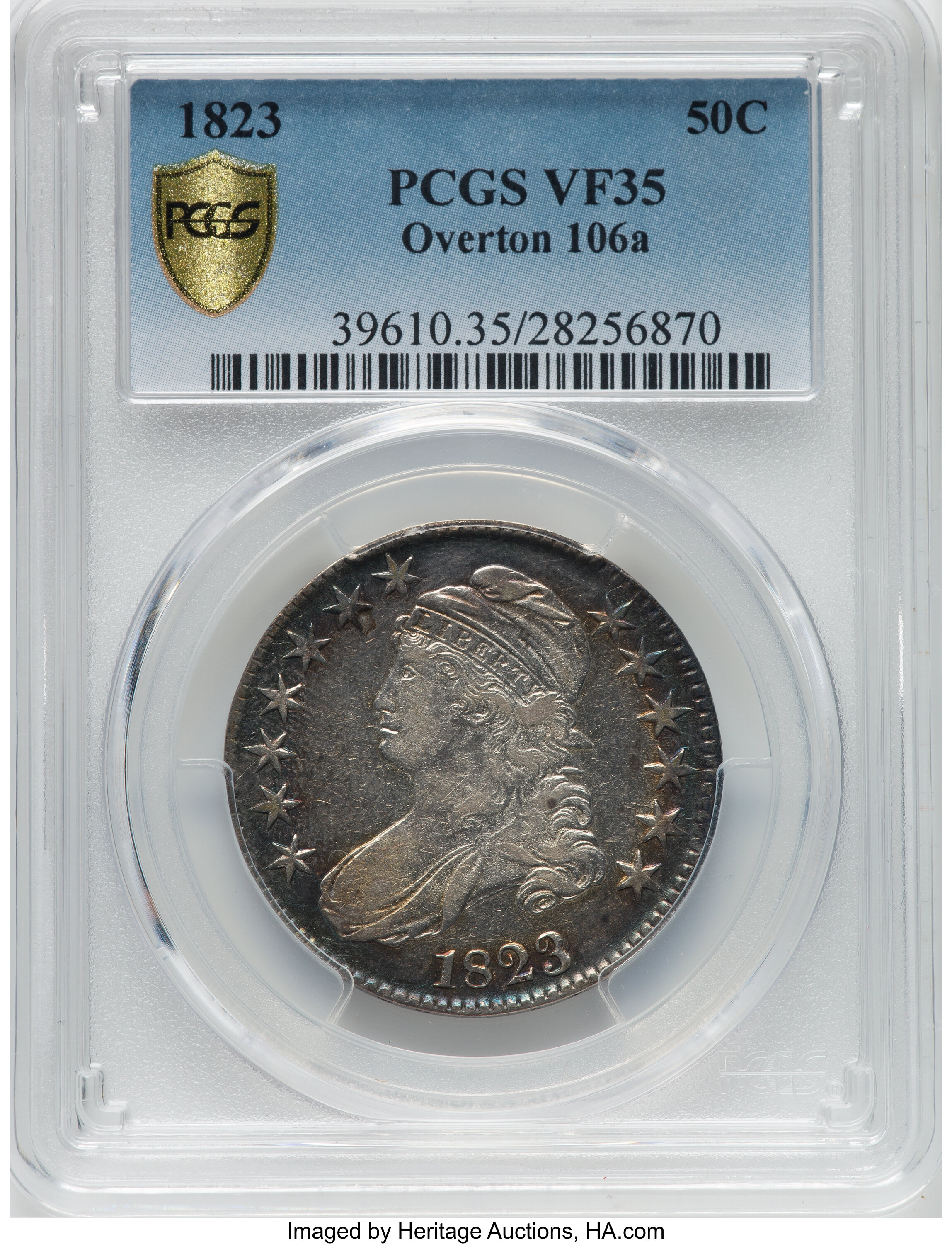 1823 50c O-106a AG3 CAC thumbnail 13