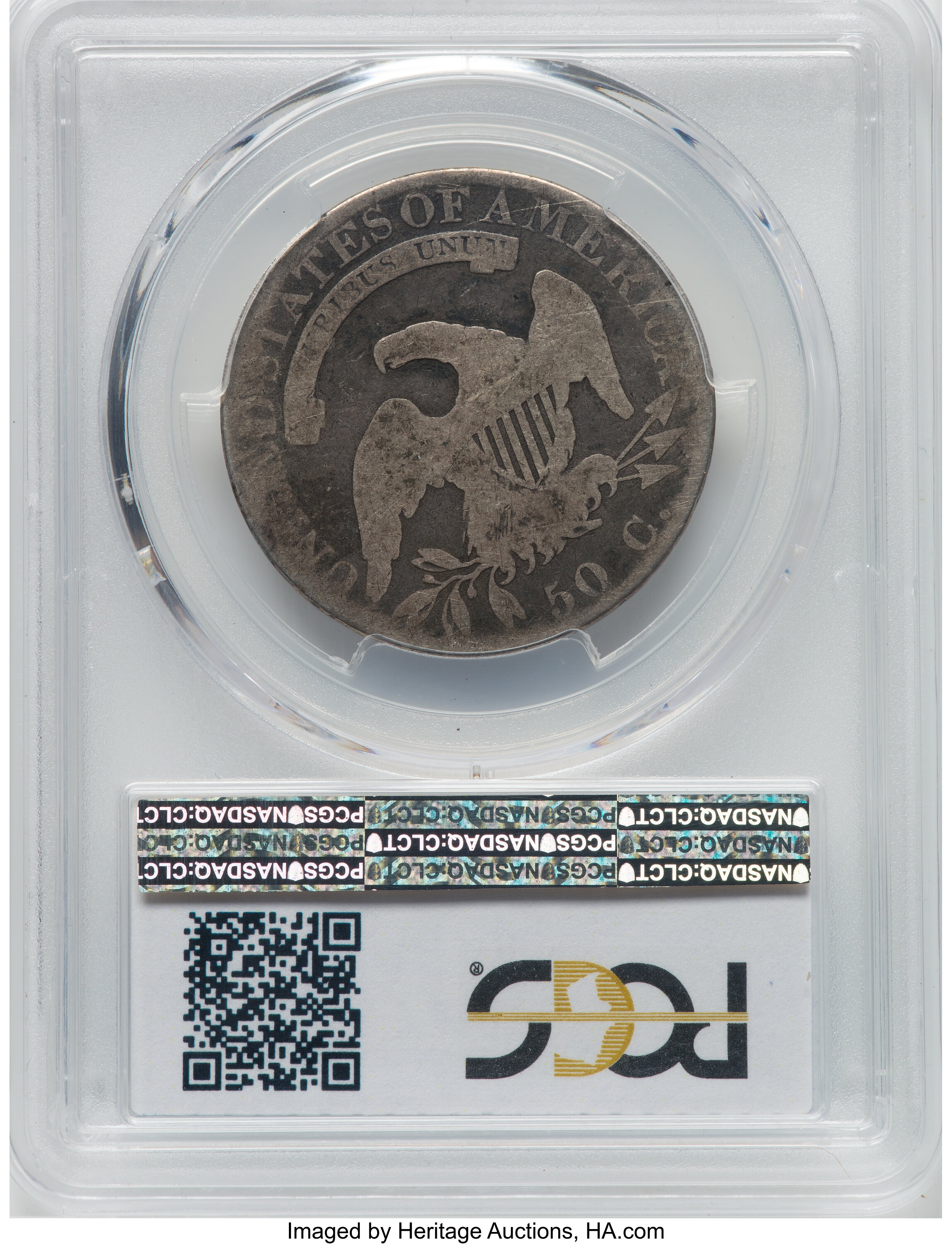 1823 50c O-109 G6 CAC thumbnail 2