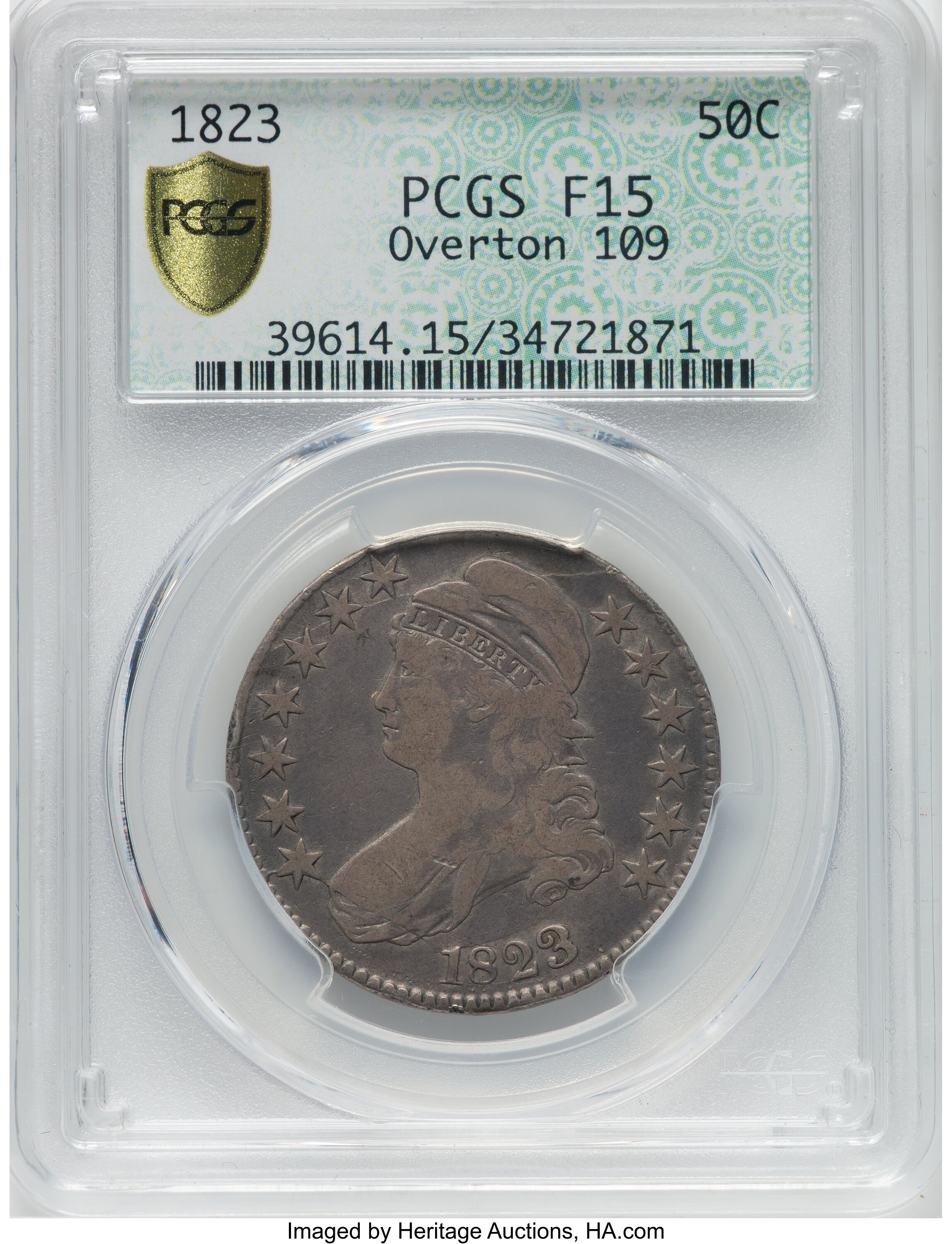 1823 50c O-109 G6 CAC thumbnail 21