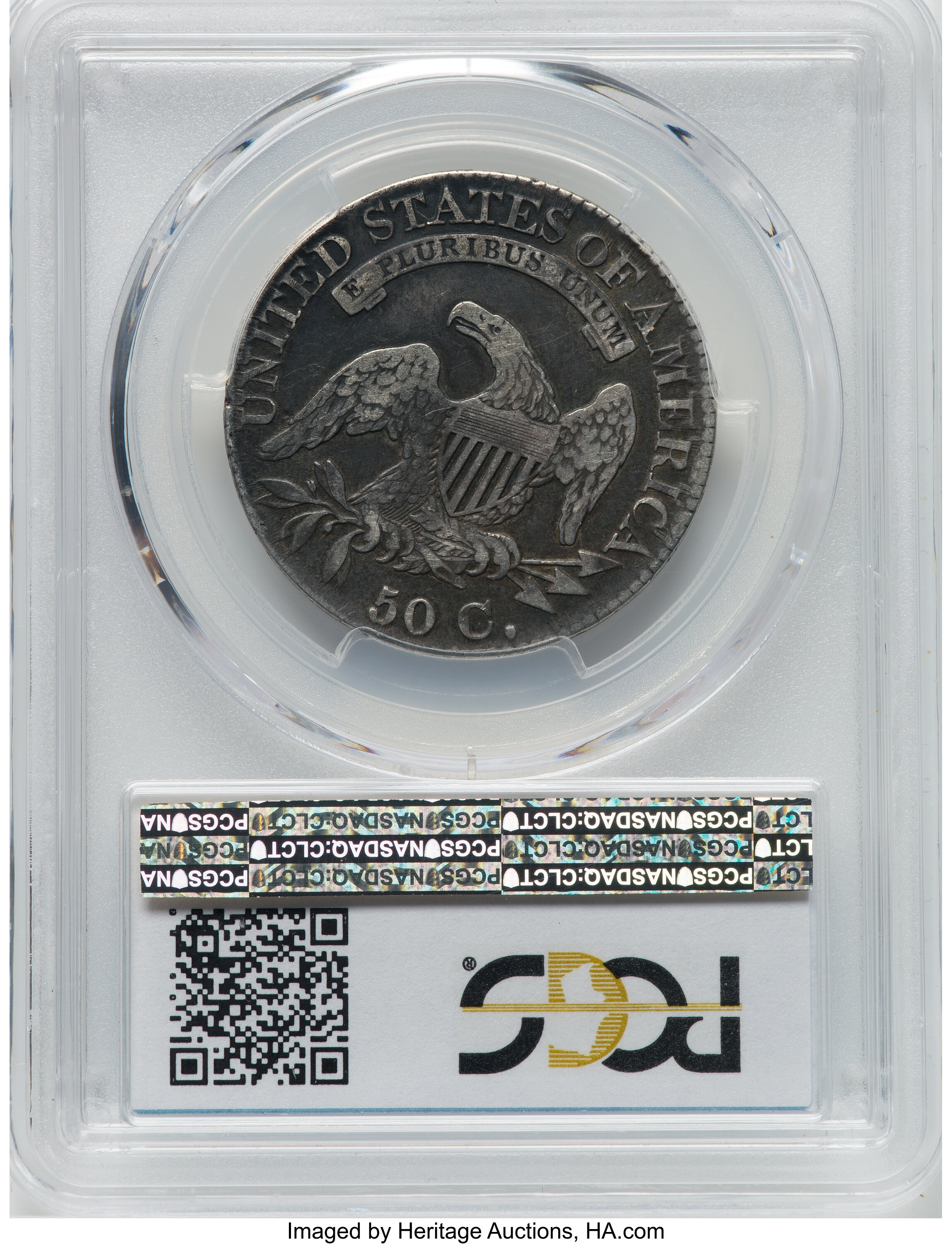 1825 50c O-109 VF30 CAC thumbnail 12