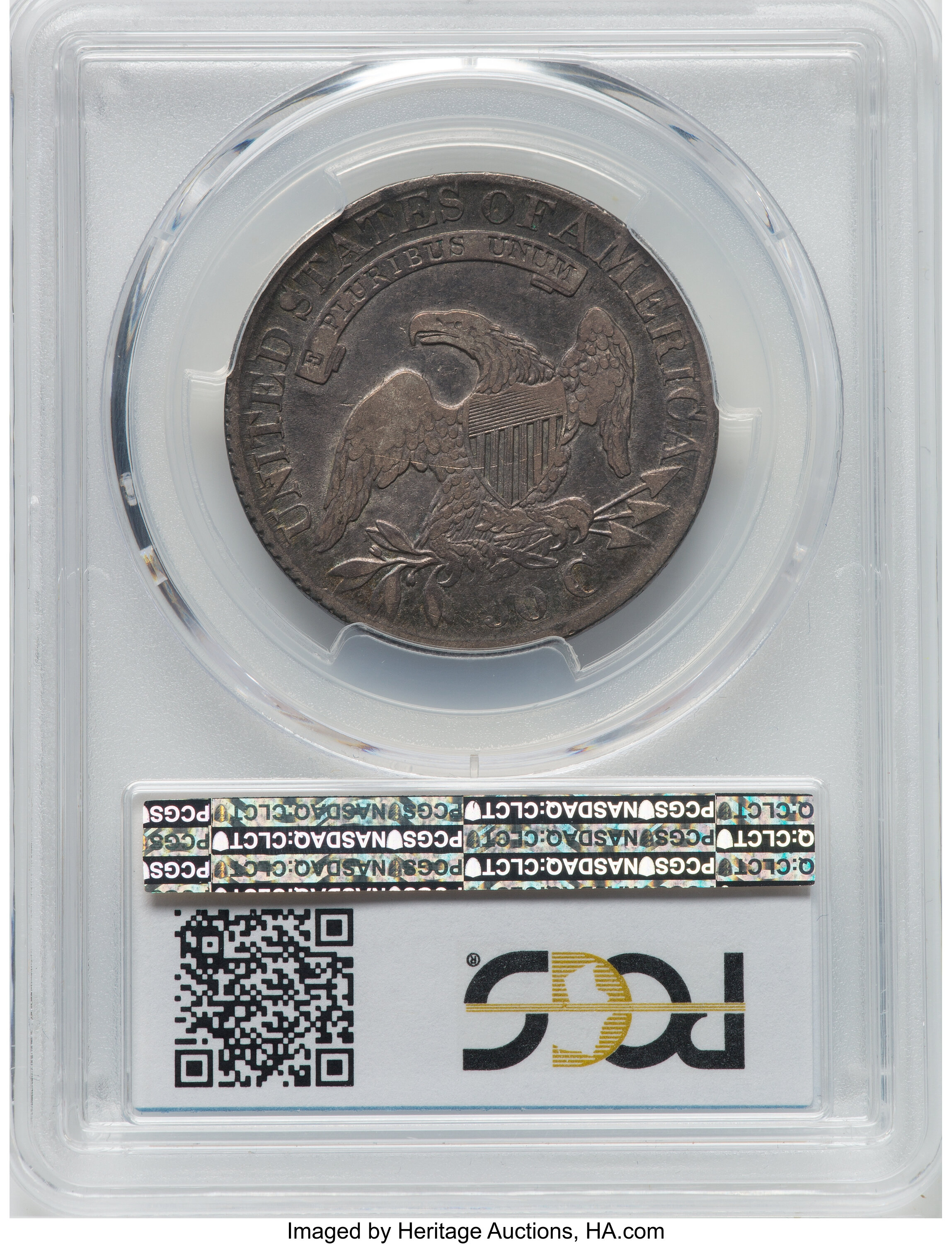 1826 50c O-112a VF25 CAC thumbnail 5