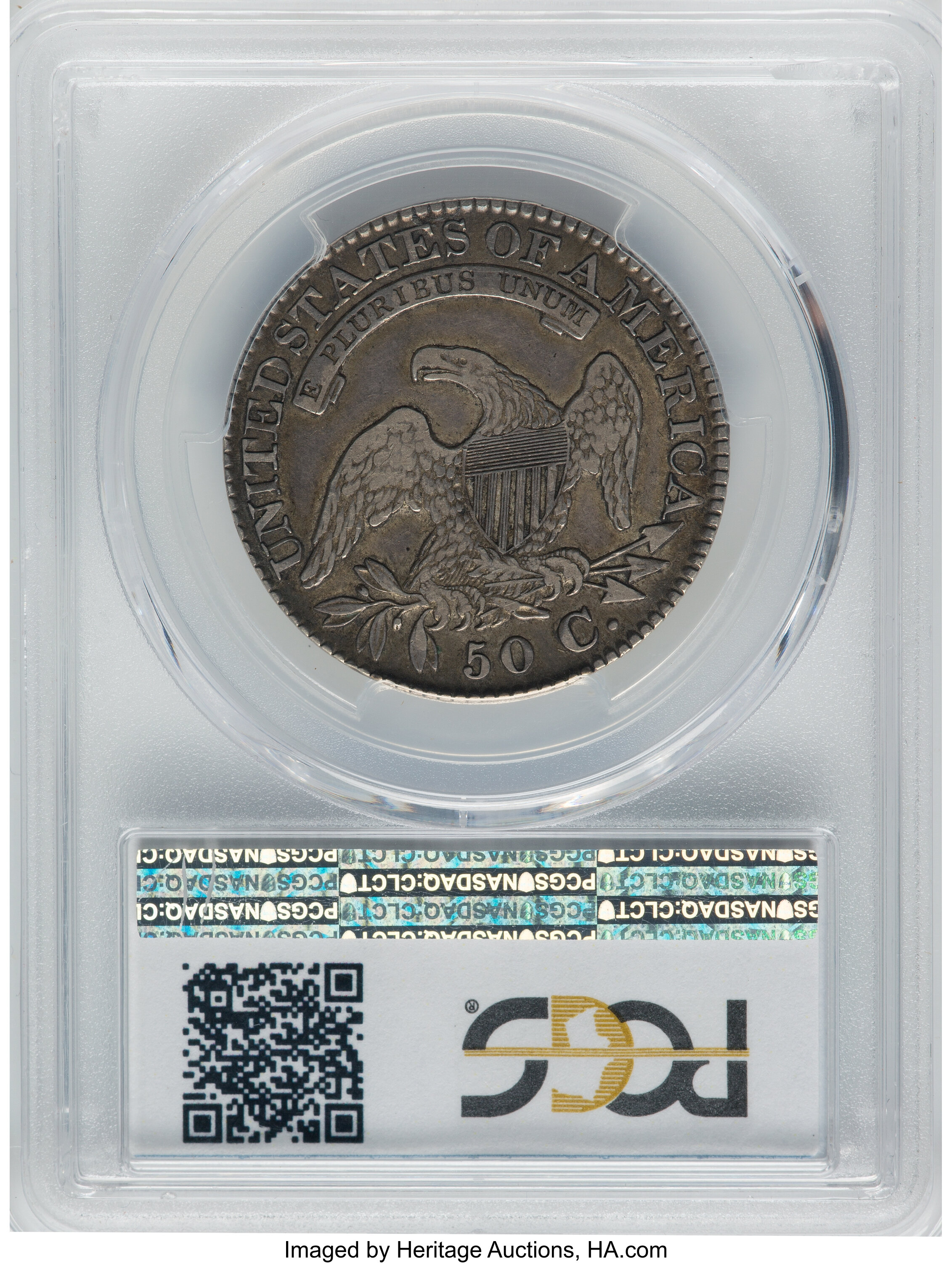 1827 50c Square Base 2, O-116 VF20 thumbnail 4