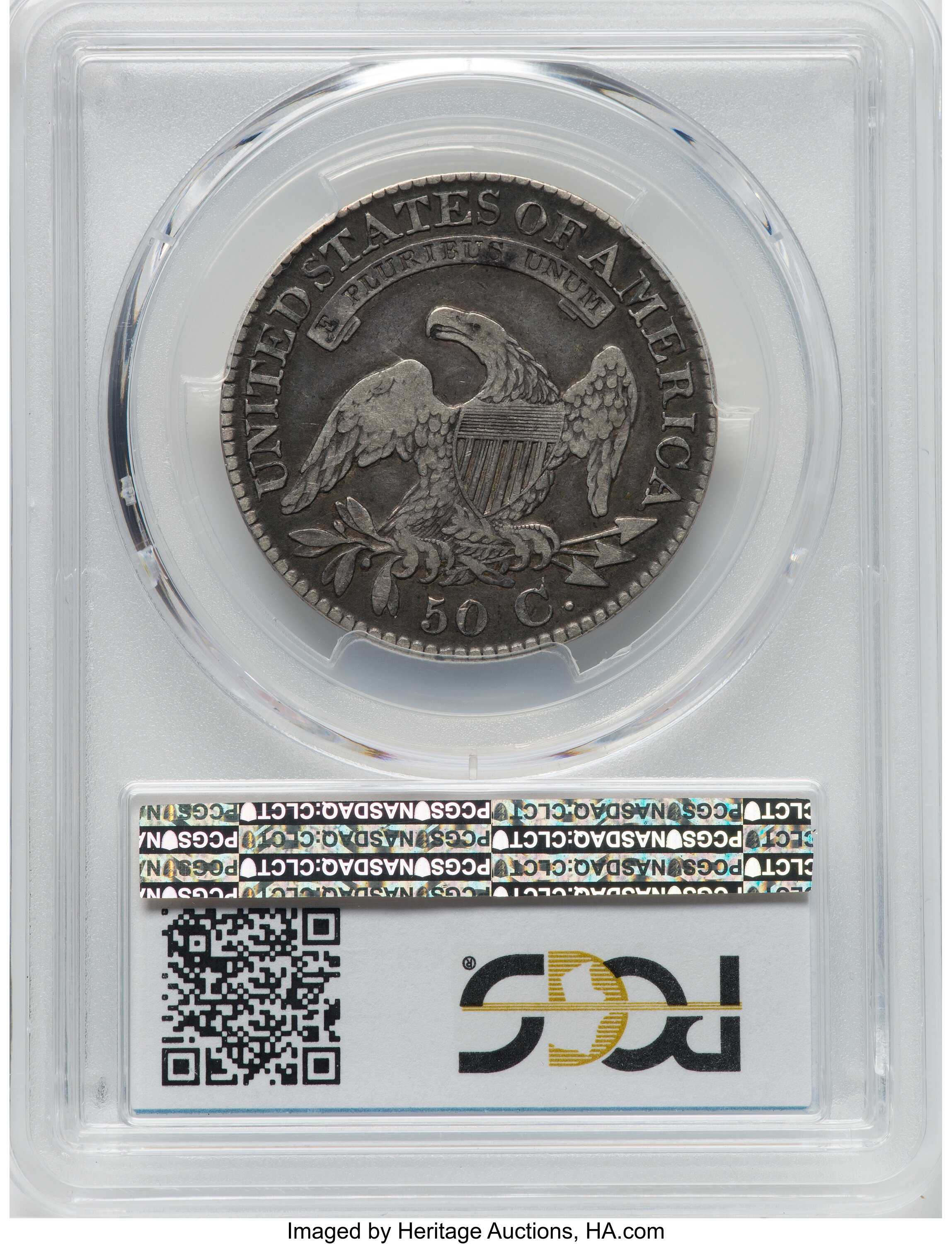 1827 50c Square Base 2, O-130 F12 thumbnail 2