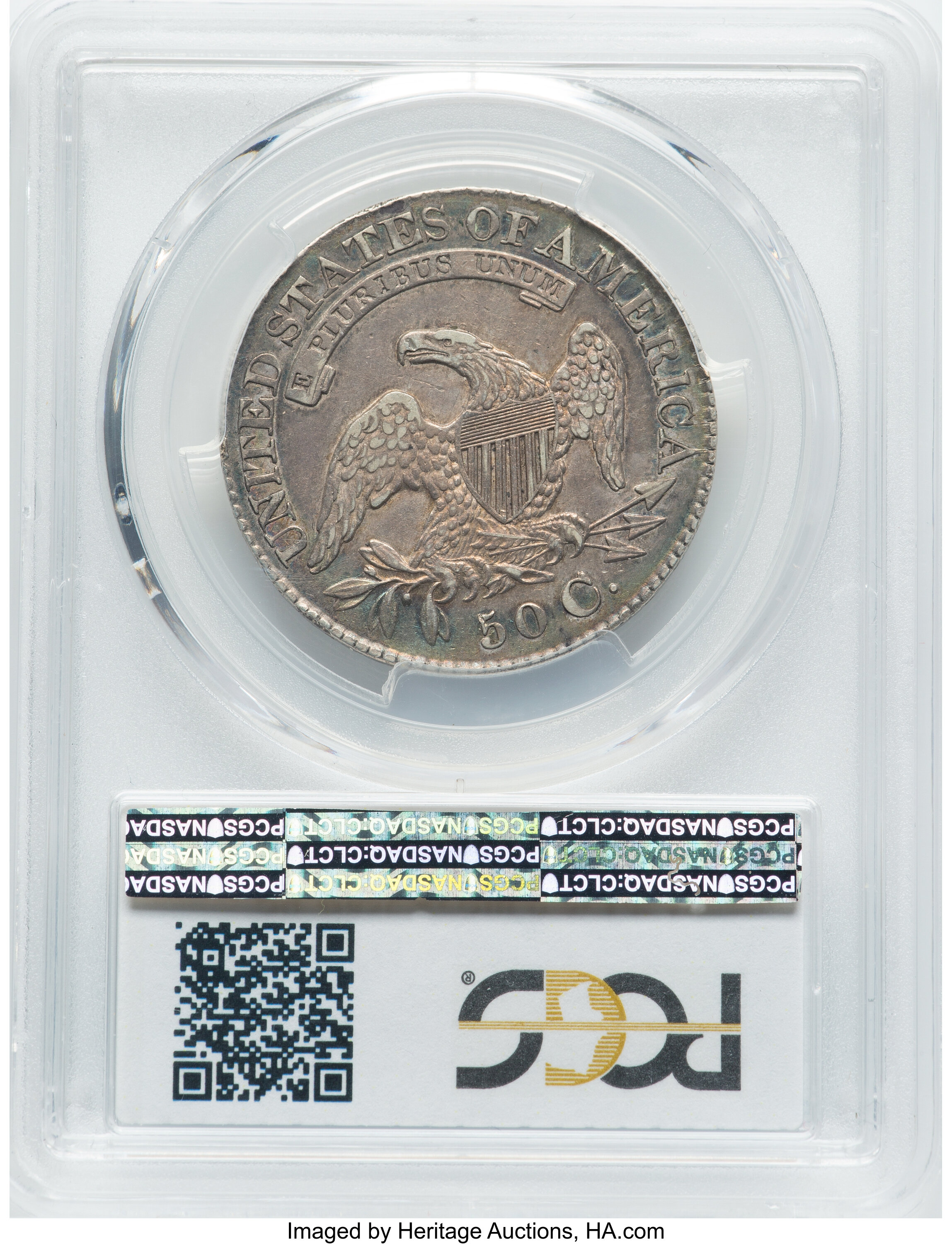 1828 50c Square Base 2, Small 8s, Large Letters, O-117 MS66 CAC thumbnail 22