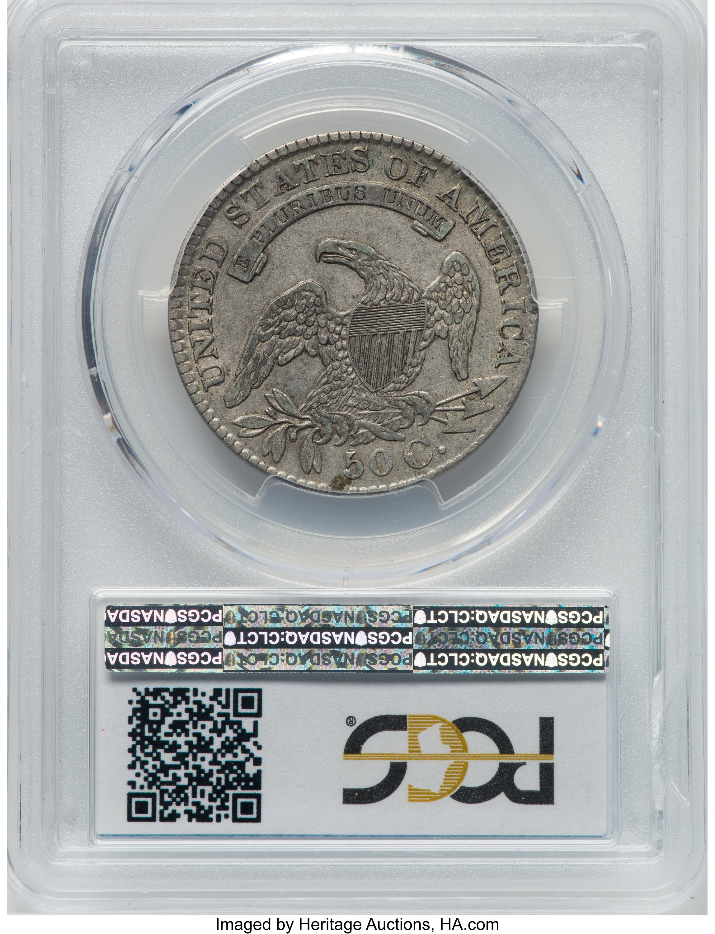 1829/7 50c Overdate, O-102 VG10 CAC thumbnail 14