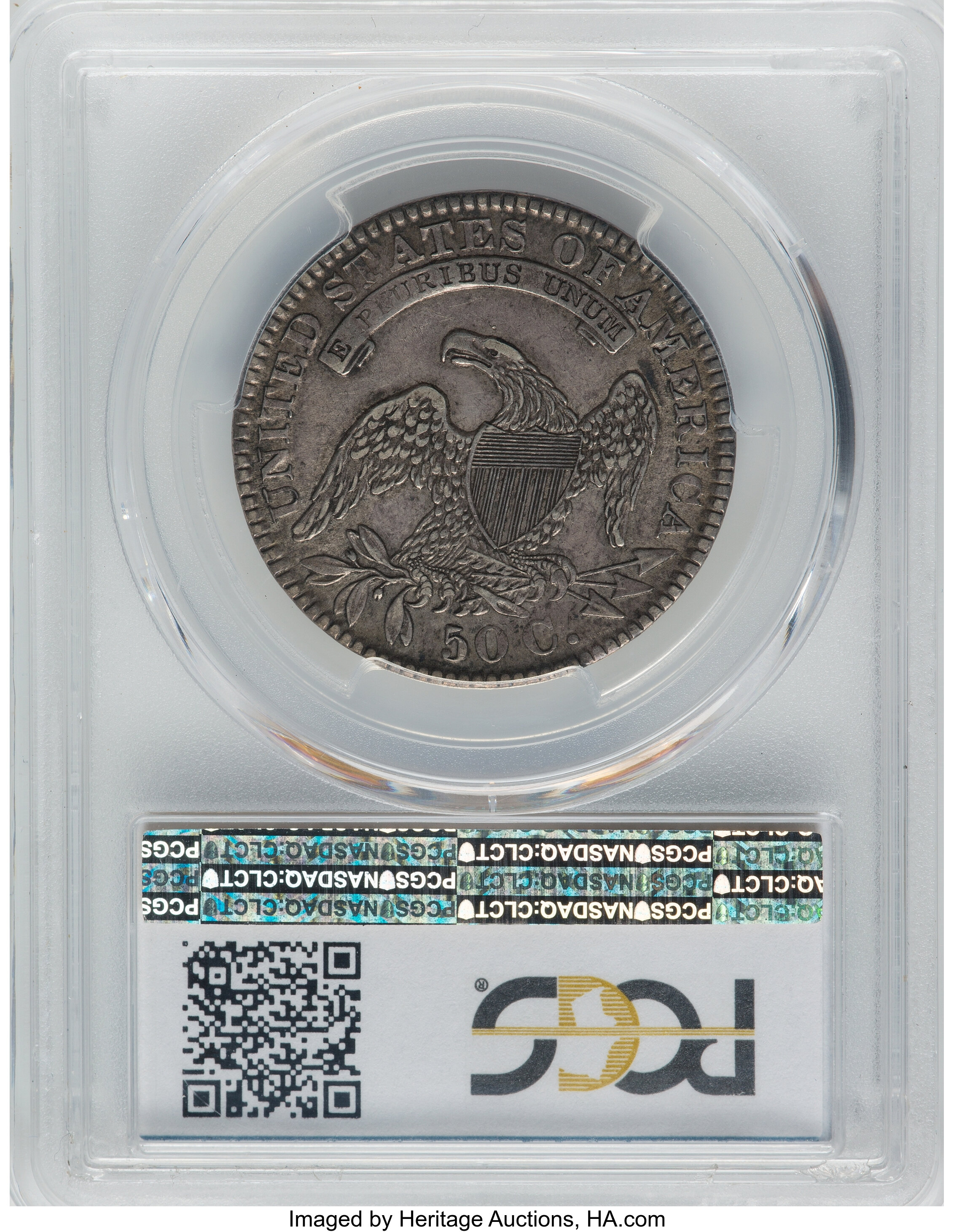 1831 50c O-119 AG3 CAC thumbnail 15