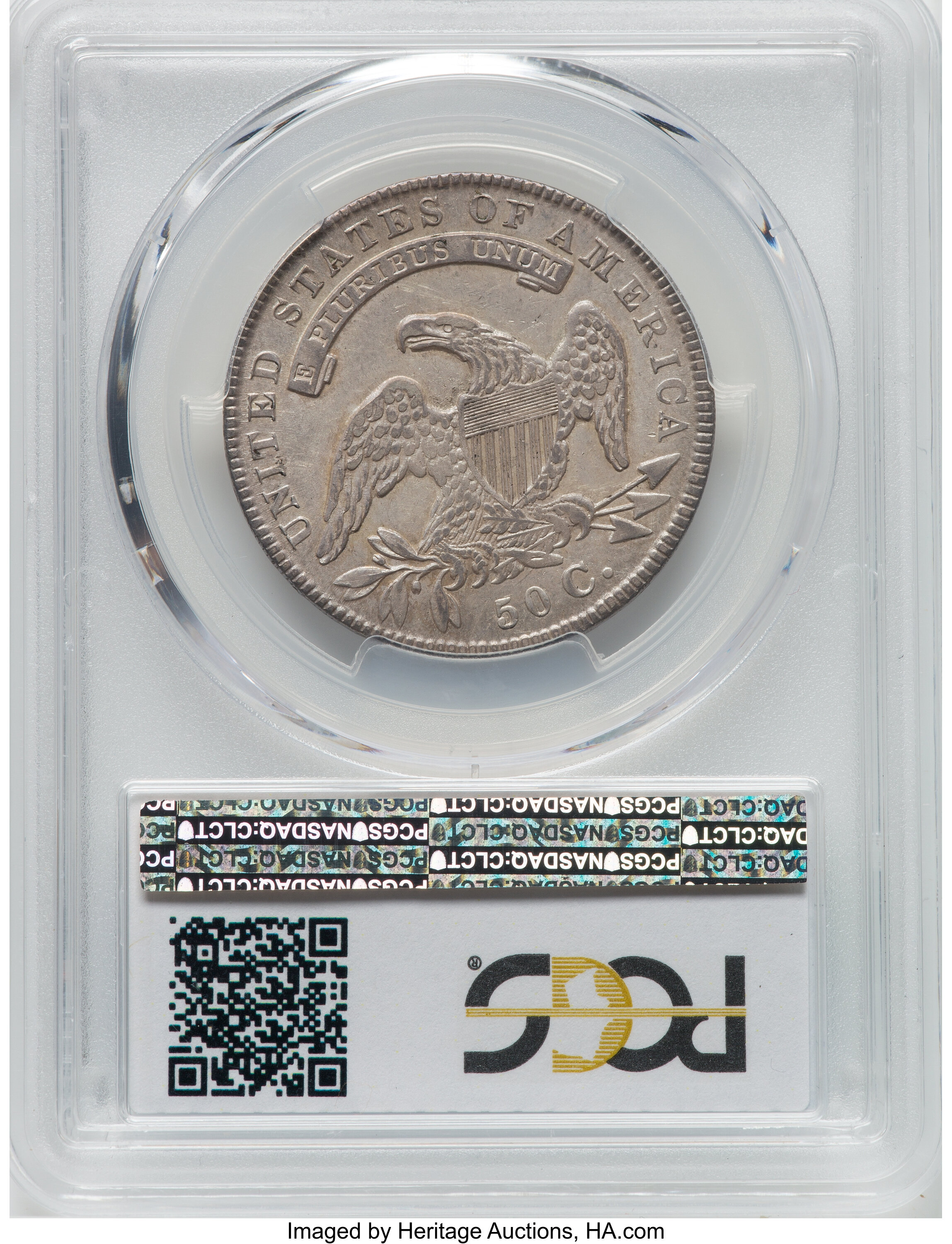 1835 50c O-106 AU55 thumbnail 3