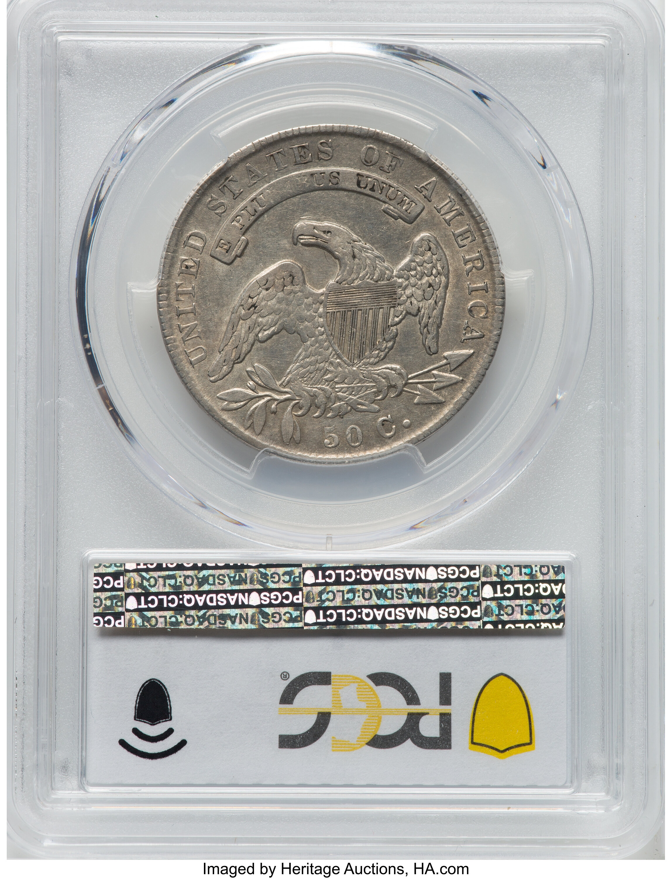 1836 50c Lettered Edge, O-114 VG10 CAC thumbnail 14