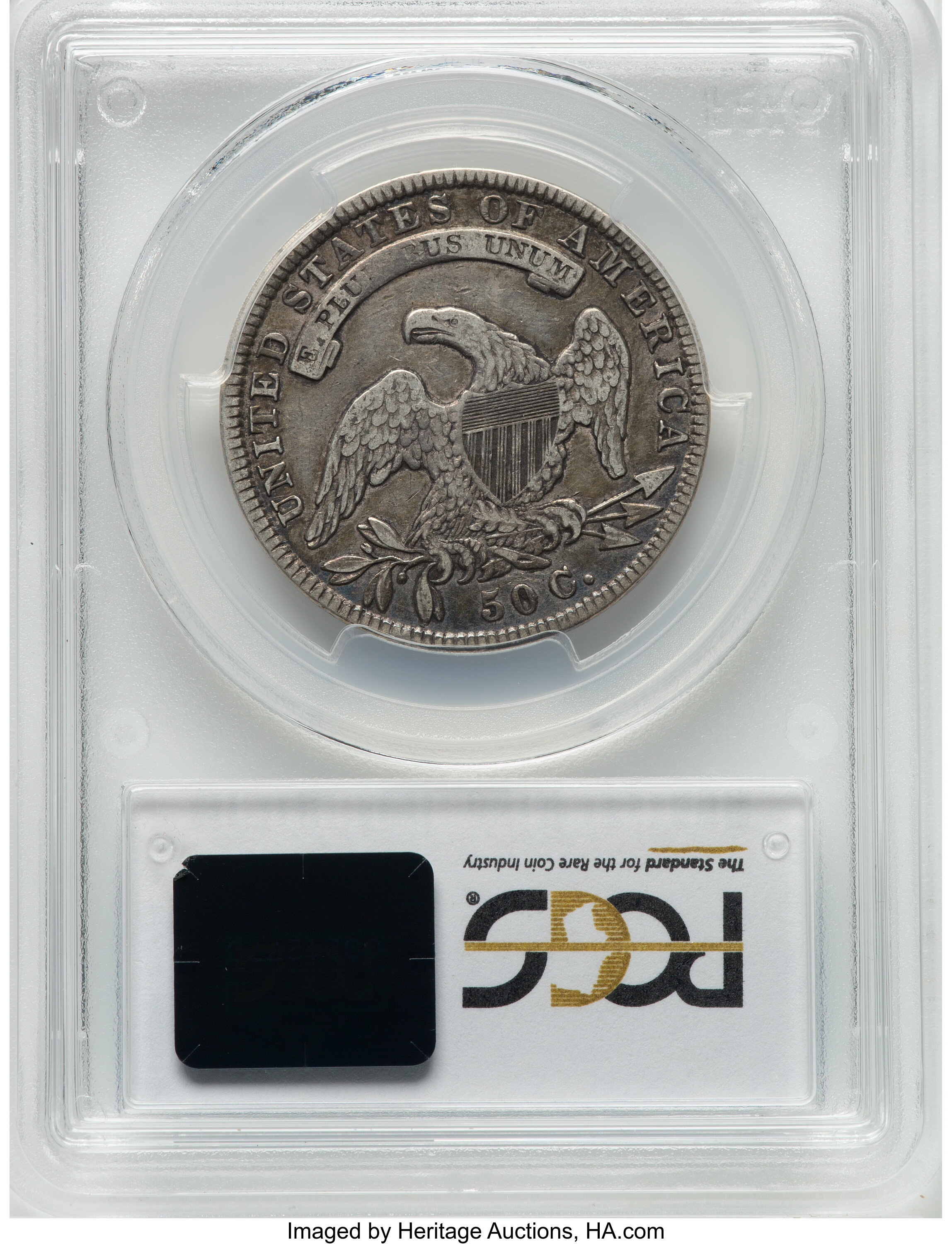 1836 50c Lettered Edge, O-115 AG3 thumbnail 4
