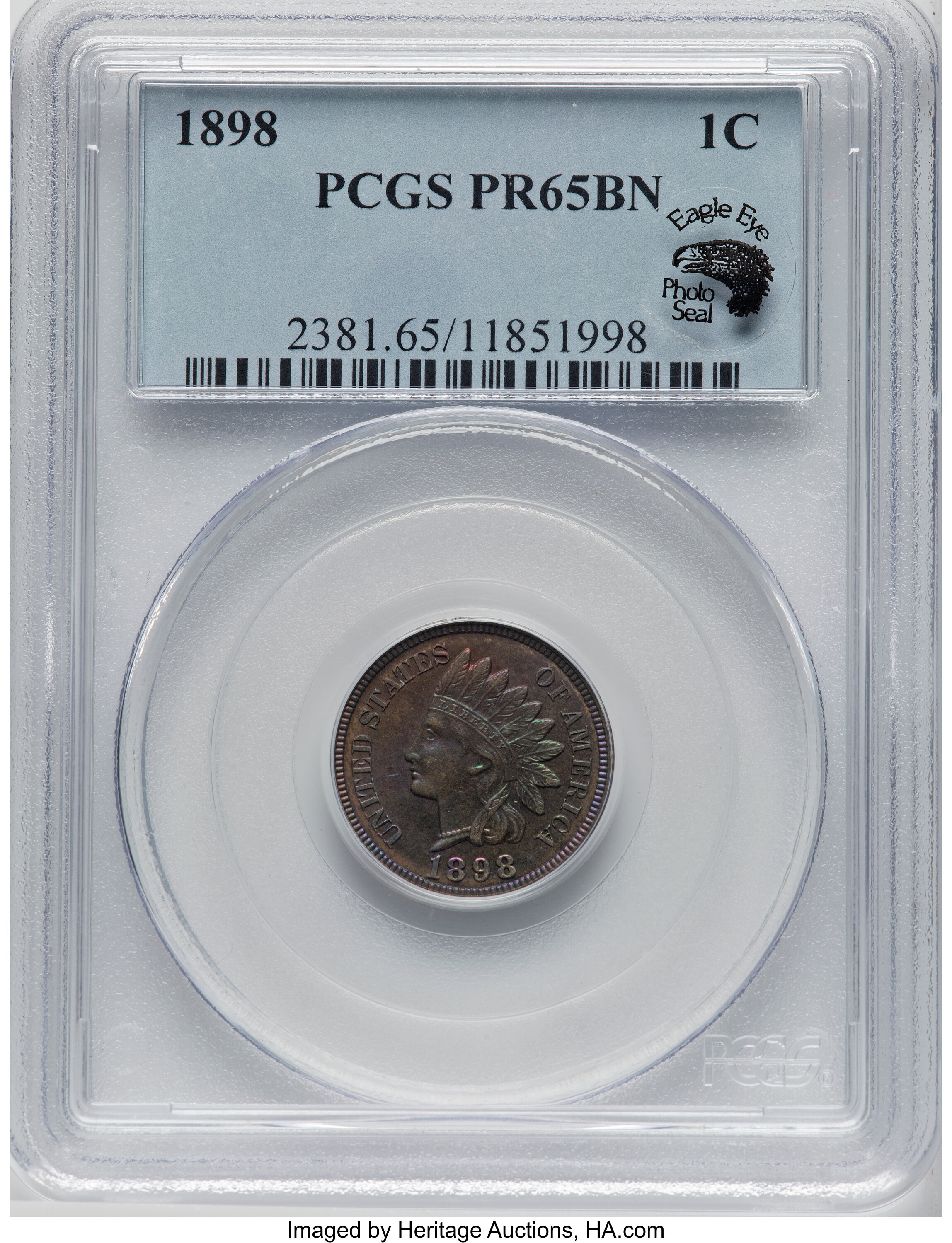 1898 1c PR BN PR65 BN thumbnail 8