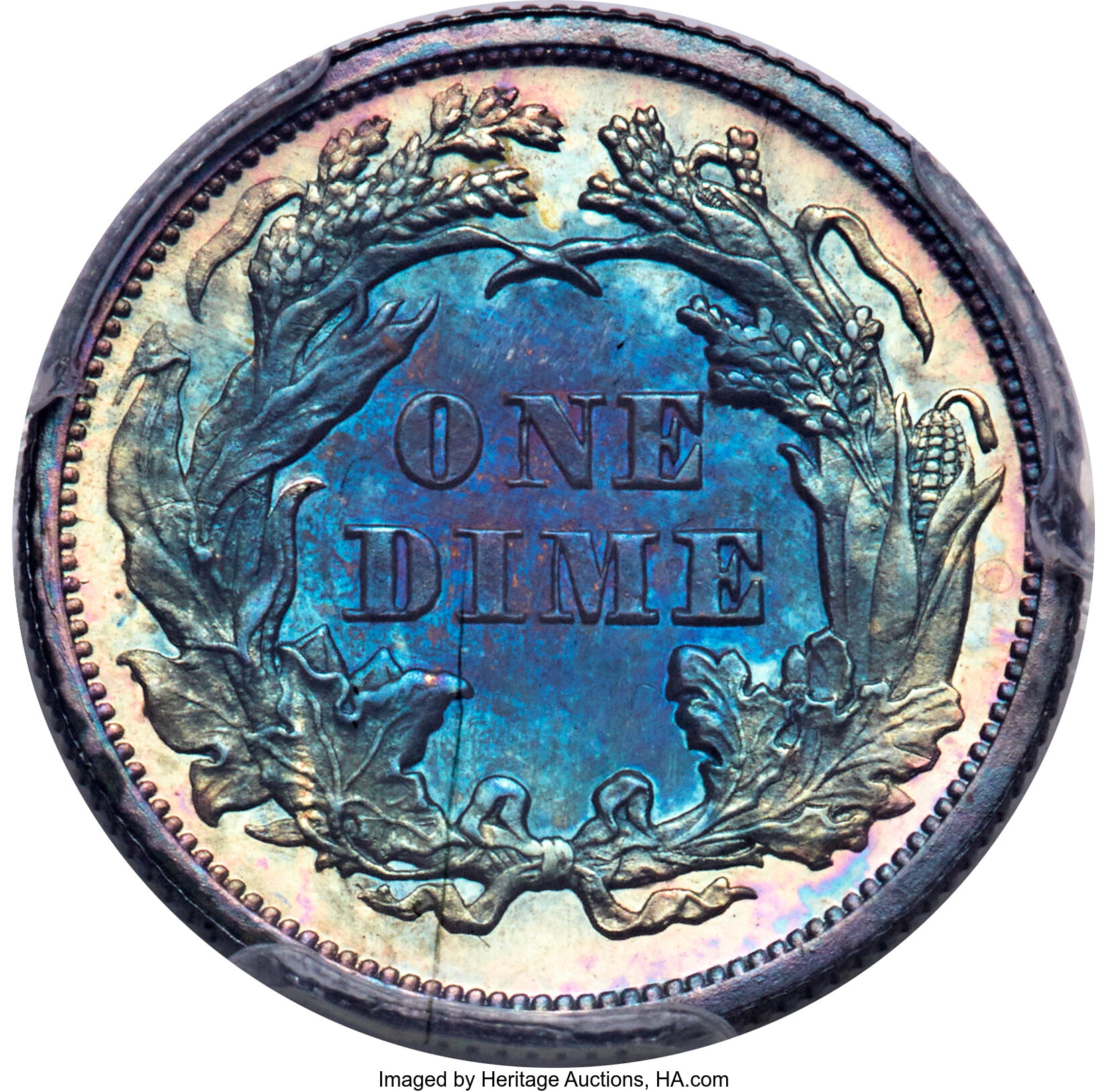 1865 10c AU53 thumbnail 22