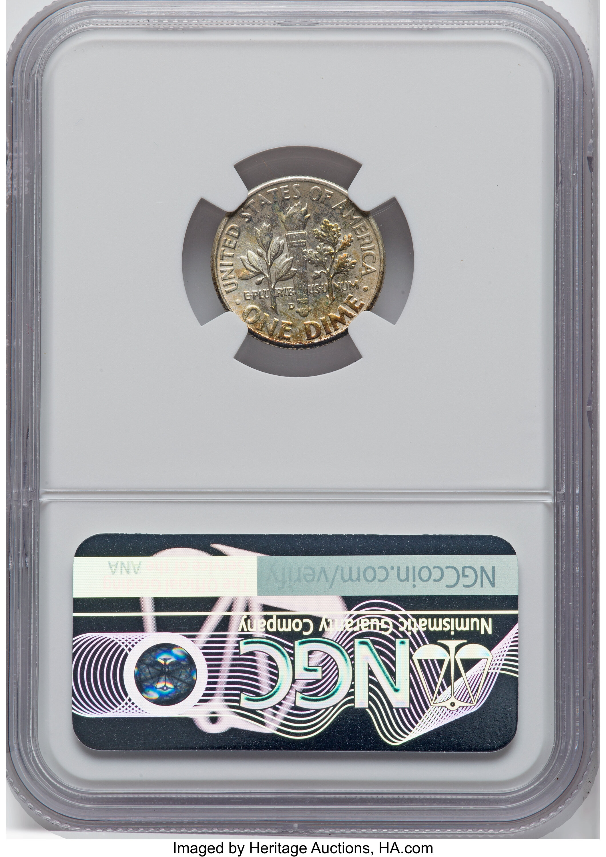 1956-D 10c MS FB MS67 FB CAC thumbnail 4