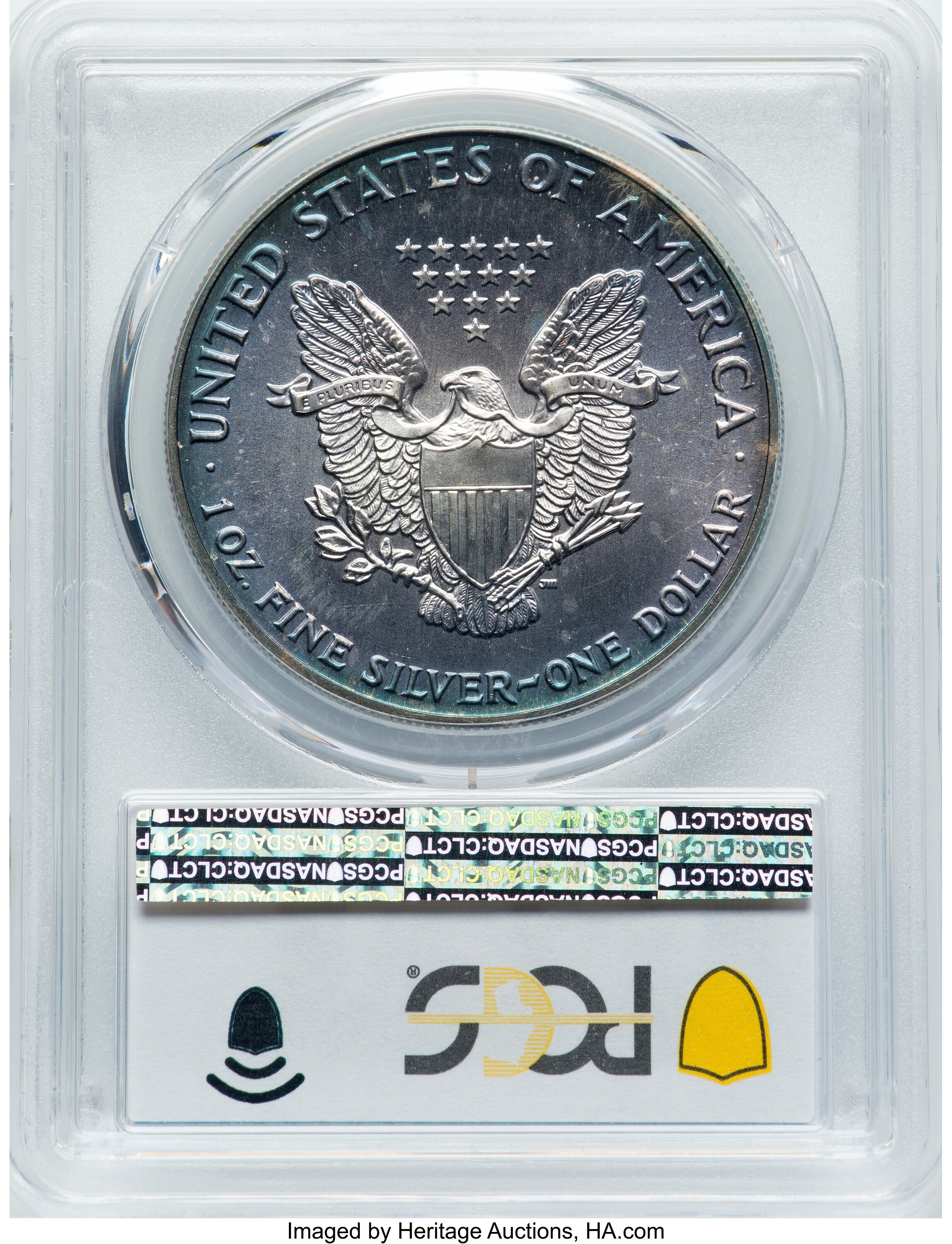 1991 $1  Silver Eagle MS63 thumbnail 14