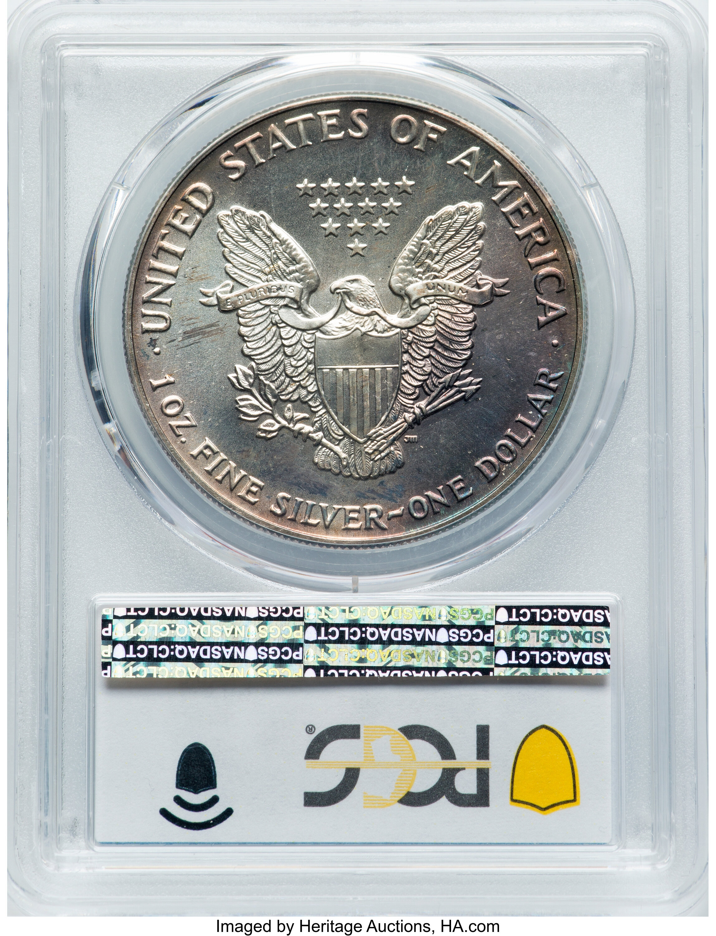 1991 $1  Silver Eagle MS63 thumbnail 10
