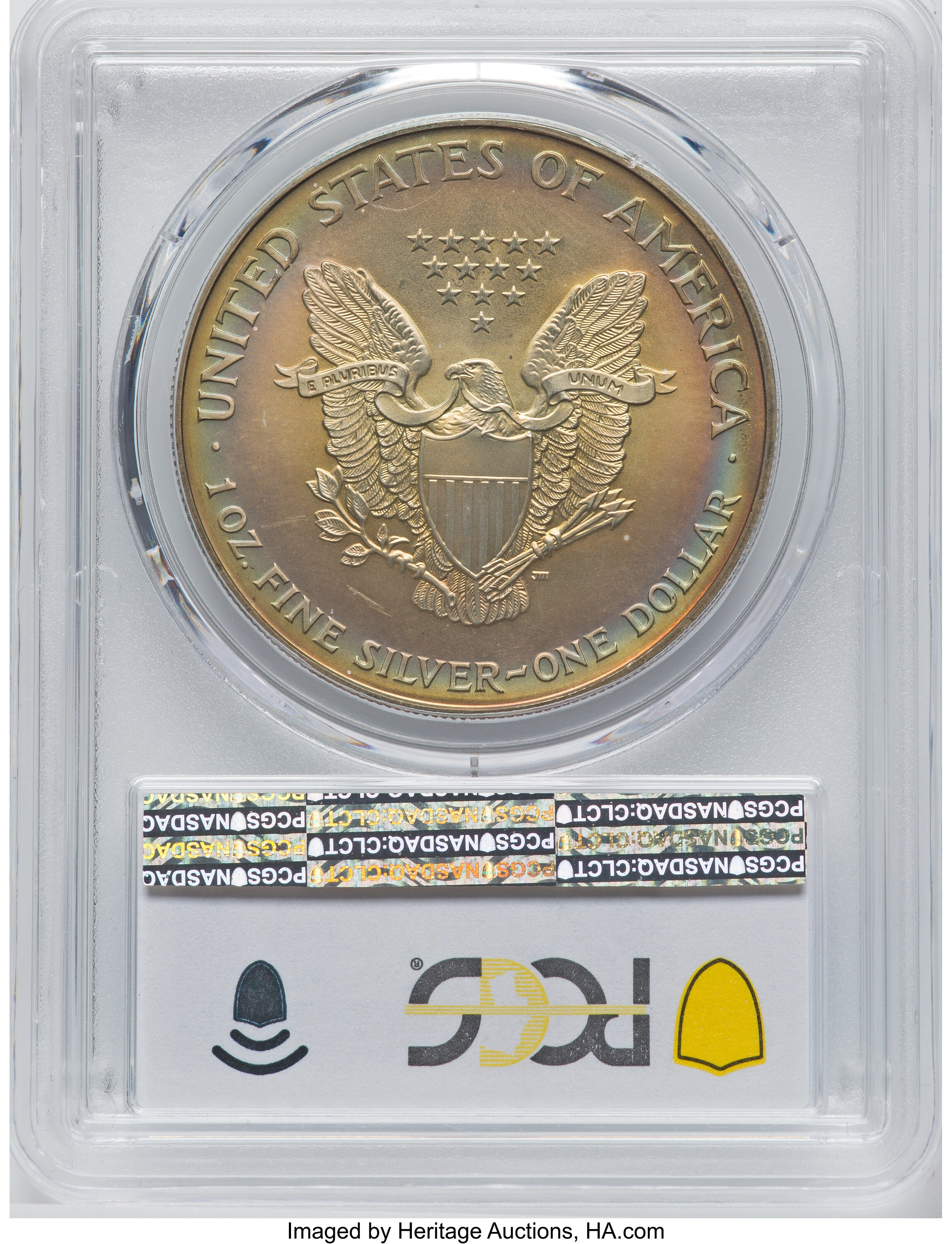 1996 $1  Silver Eagle MS66 thumbnail 3