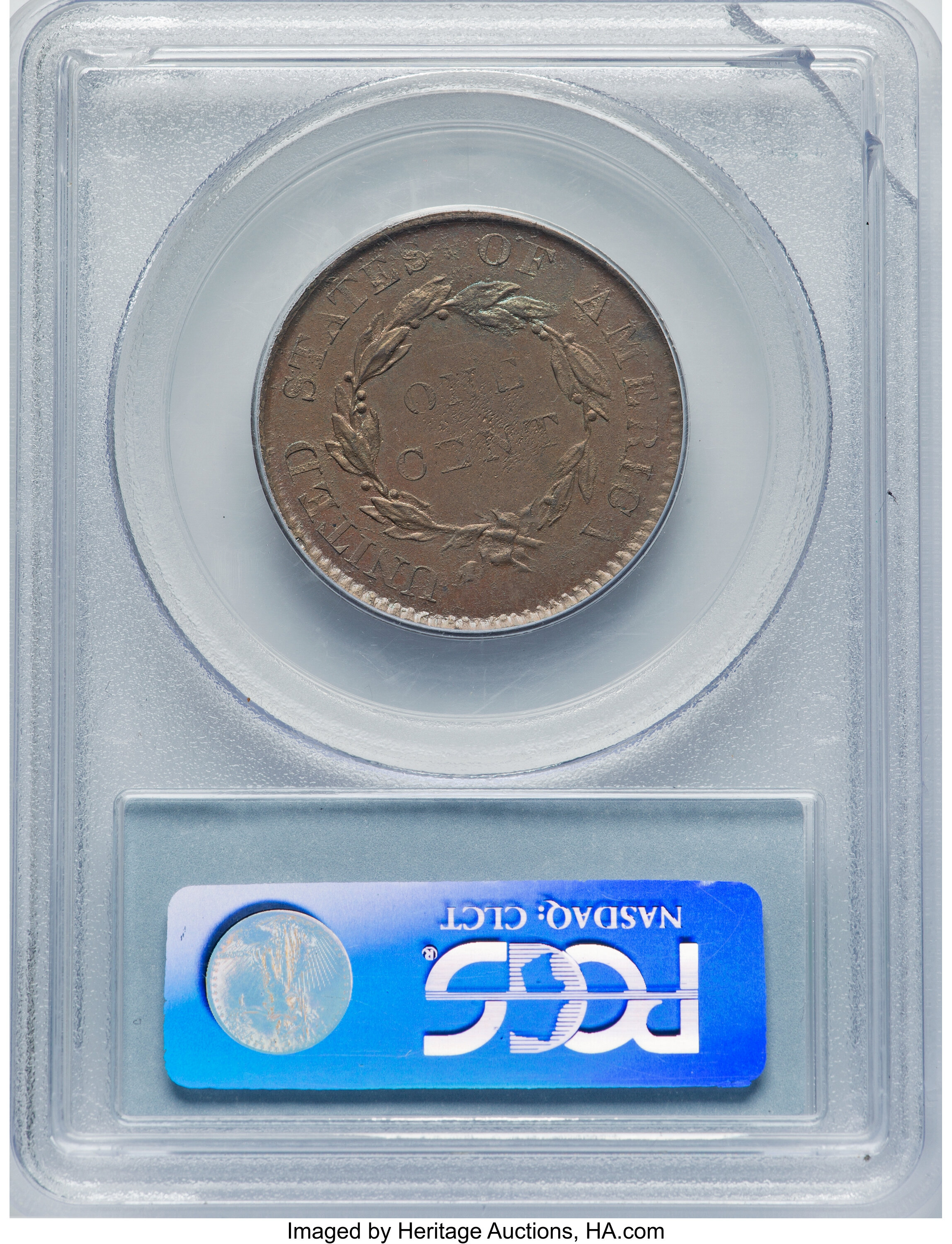 1804 1c Restrike of 1860 MS BN MS63 BN CAC thumbnail 22