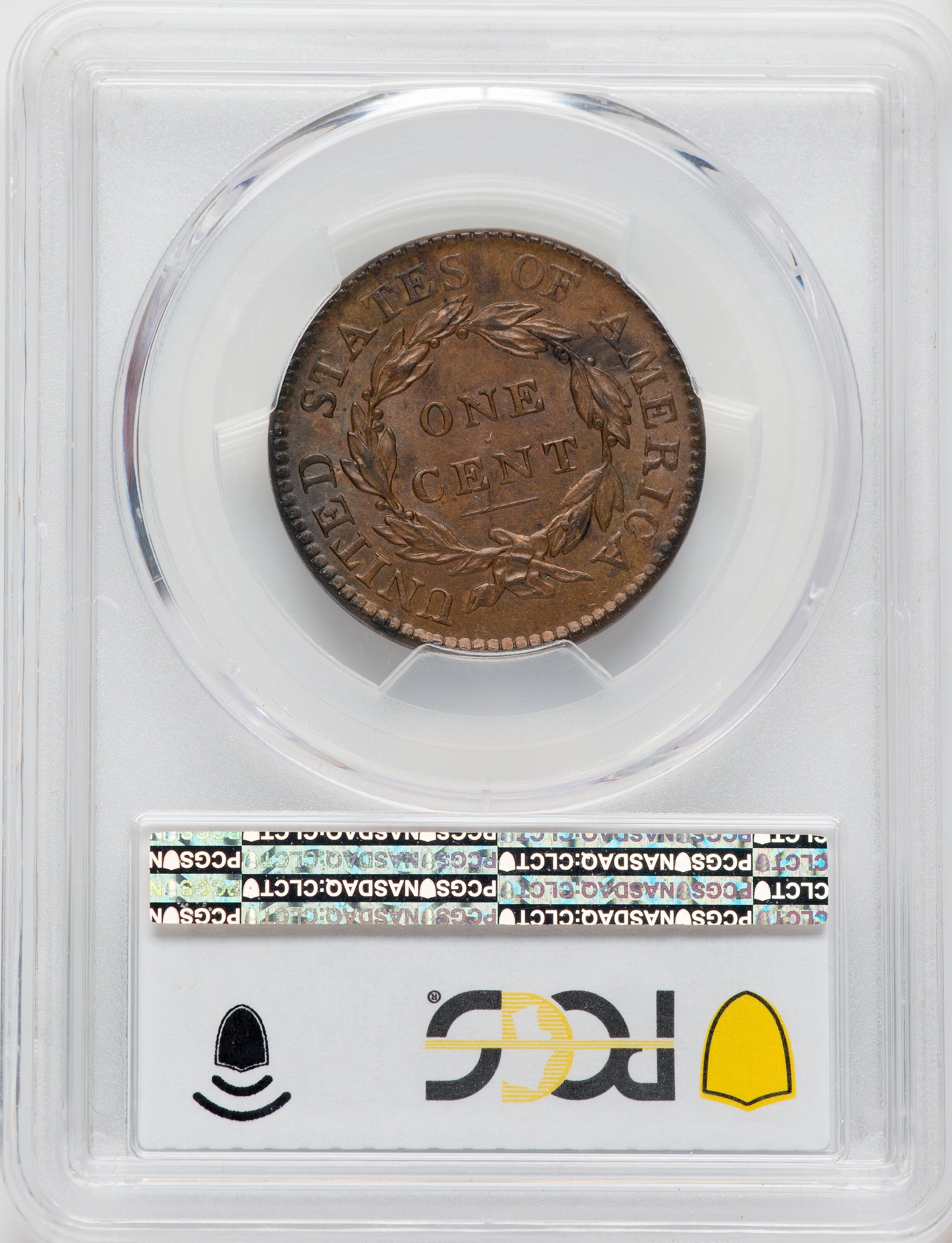 1819/8 1c Large Date MS BN AU58 BN thumbnail 8